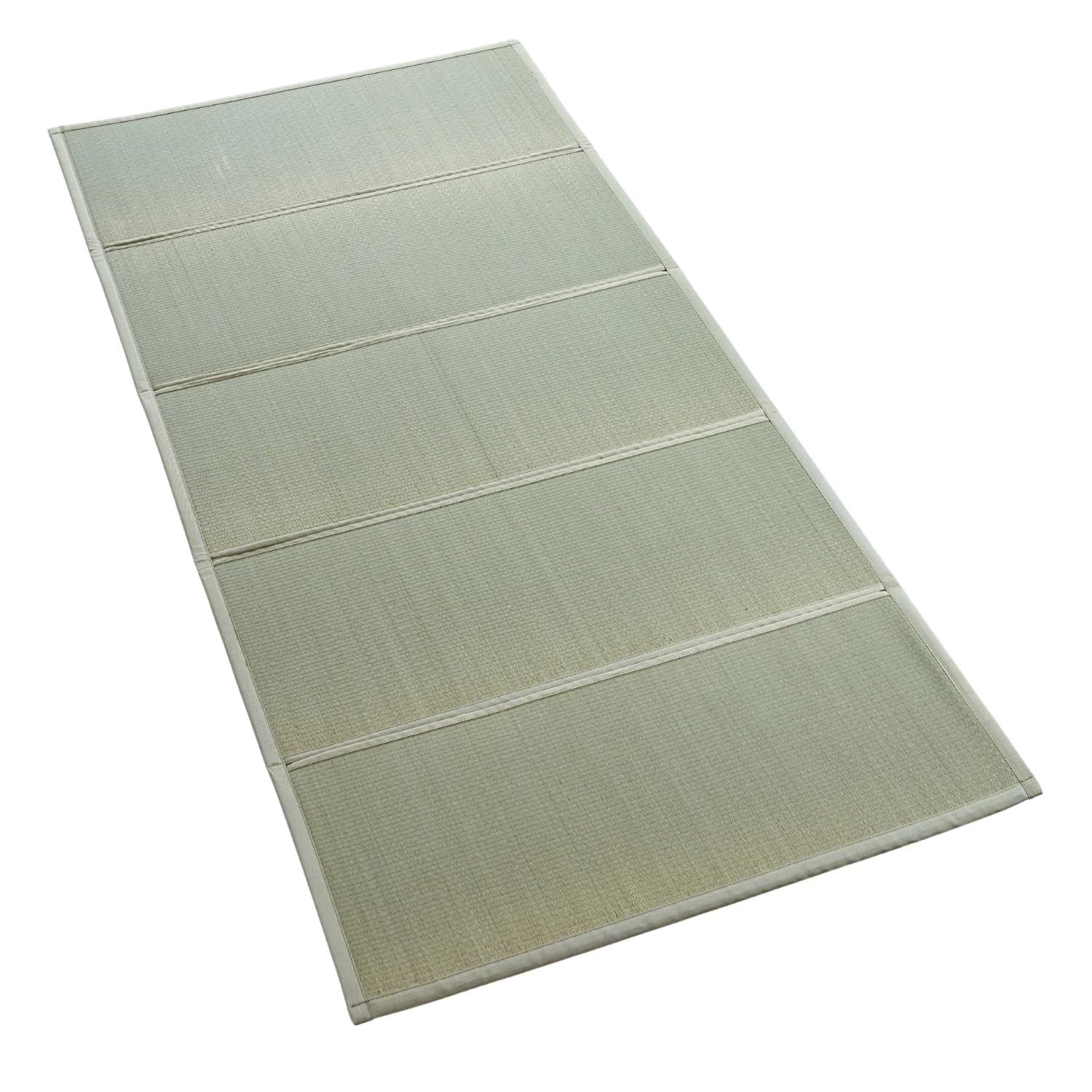 BJDesign Tatami Mat – Foldable Japanese Tatami Mat Igusa Mattress, Rush Grass Floor Sleeping Futon, Meditation Yoga Zen Tatami, Twin XL