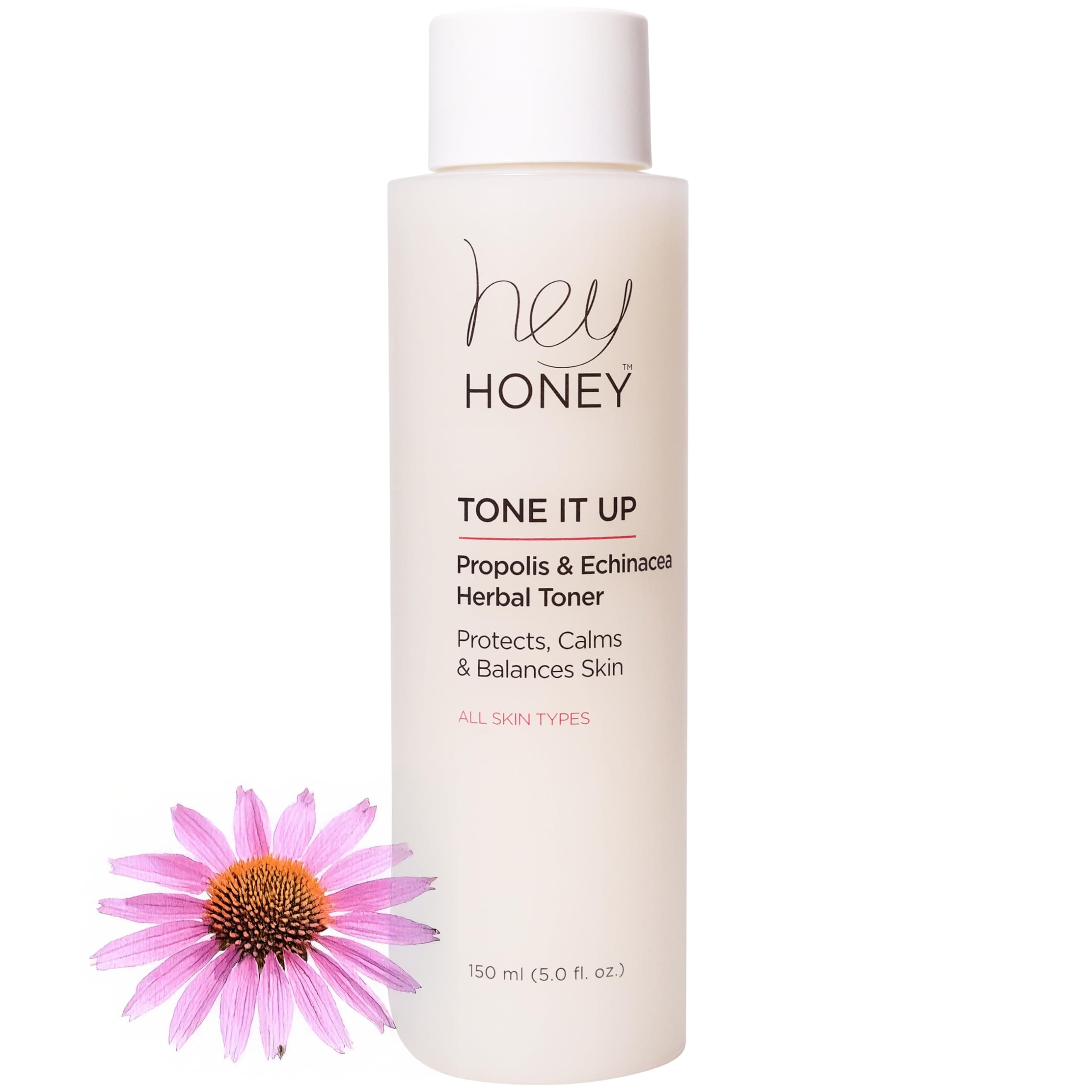 Tone It Up Facial Toner with Propolis Echinacea & Niacinamide | Soothes Skin Redness Hydrates & Restores Skin Barrier | Alcohol-Free Toner for Sensitive & Rosacea-Prone Skin | 5.0 oz