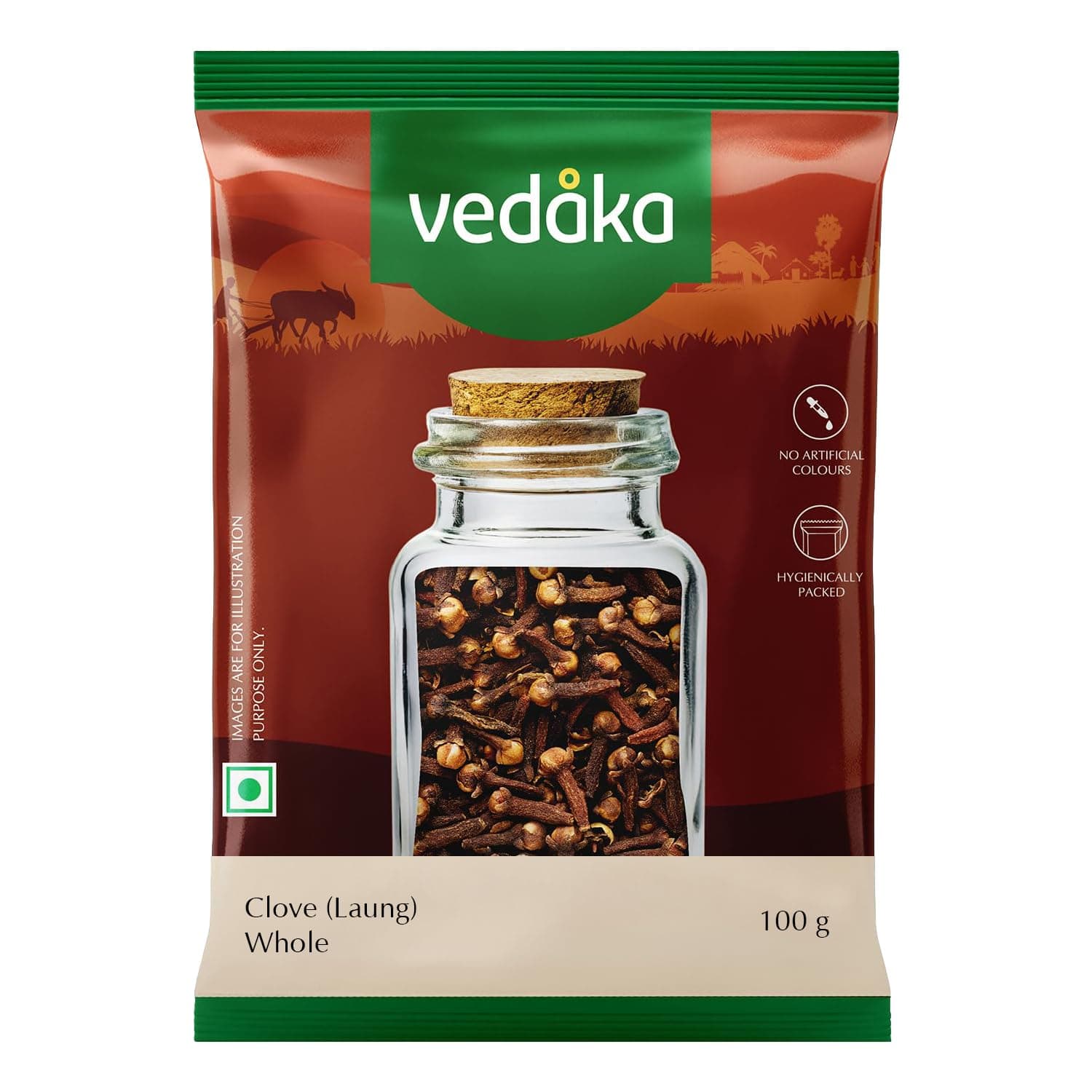 Amazon Brand - Vedaka Clove (Laung), 100g