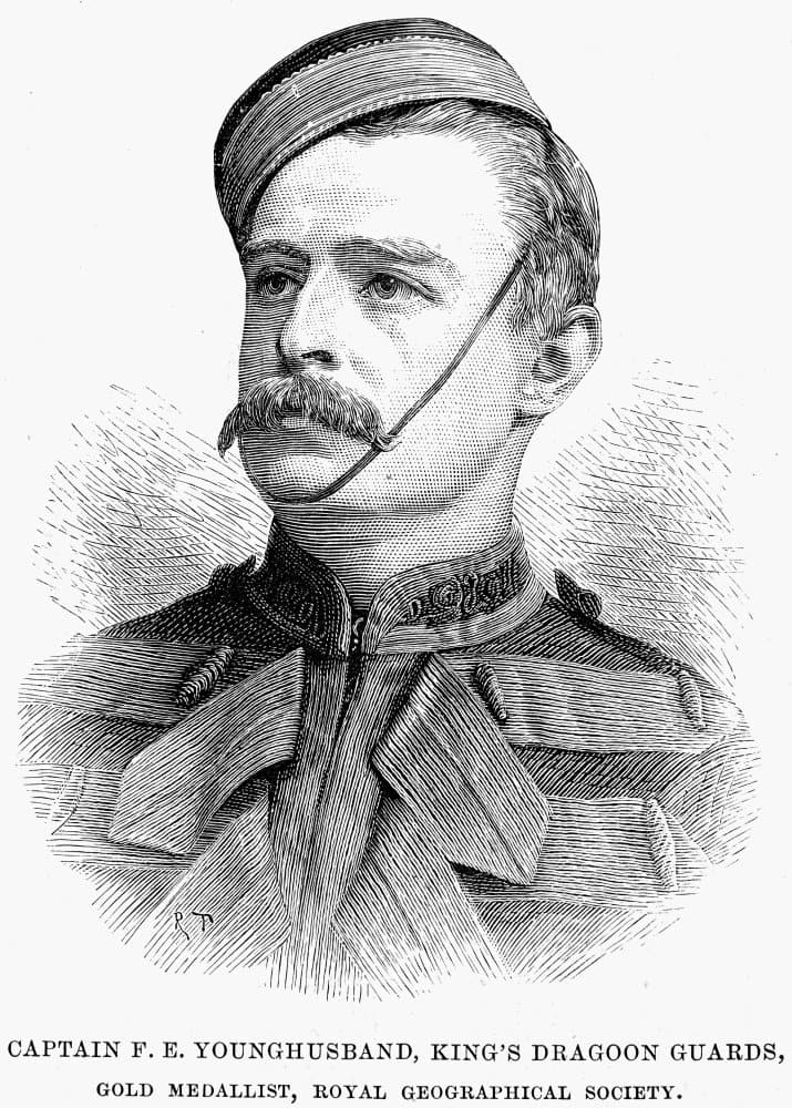 Francis E Younghusband N(1863-1942) Sir Francis Edward Younghusband British Explorer And Author Wood Engraving 1890 Poster Print by (18 x 24)