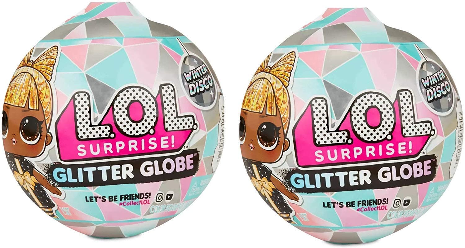 Glitter Globe L.O.L Surprise (8 Surprises) - Winter Disco - Set of 2 Globes