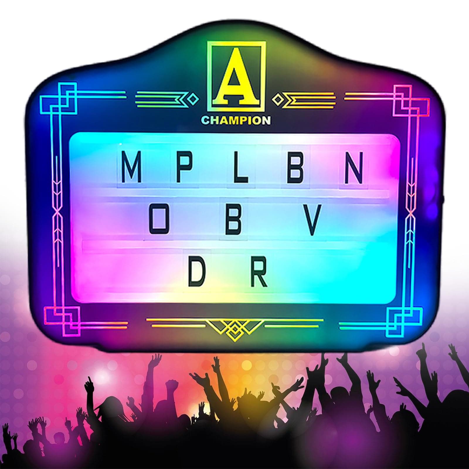 Club Signs for Bottle Service, Color Letter Billboard with Remote Control, Hand Holding Luminous LED Presente for Home Decor, Wedding, Birthday Parties