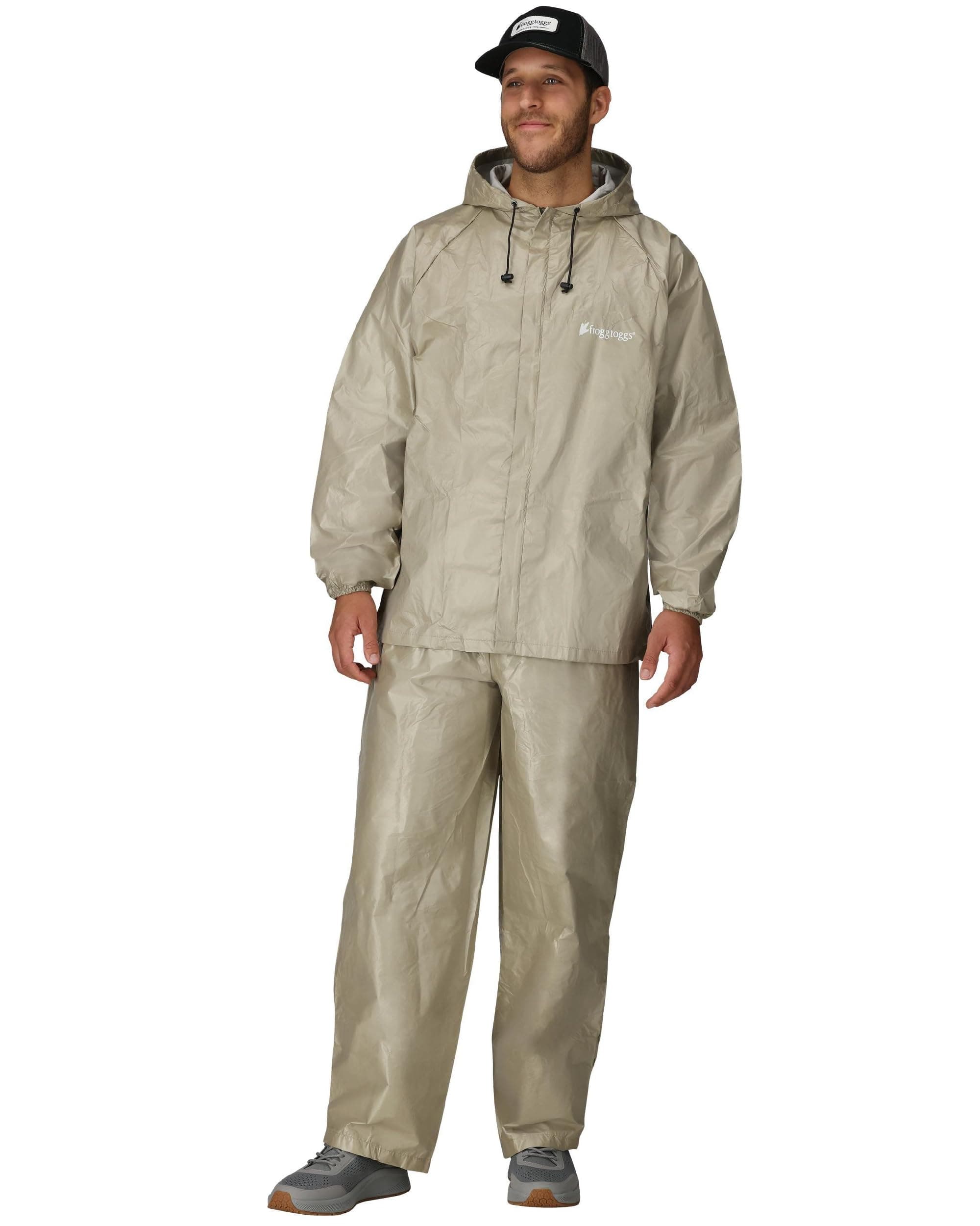 FROGG TOGGS Men's Ultra-lite2 Waterproof Breathable Protective Rain Suit Rainwear (pack of 1)