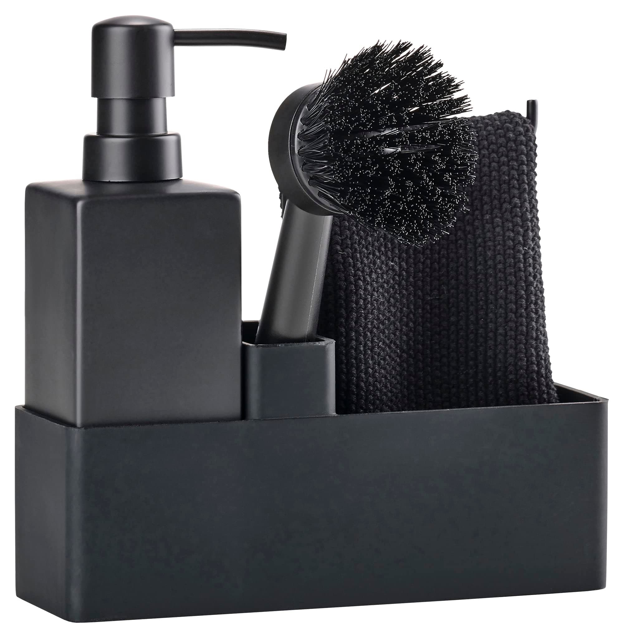 330413 Crockery Set, Metal, Black, 19 cm