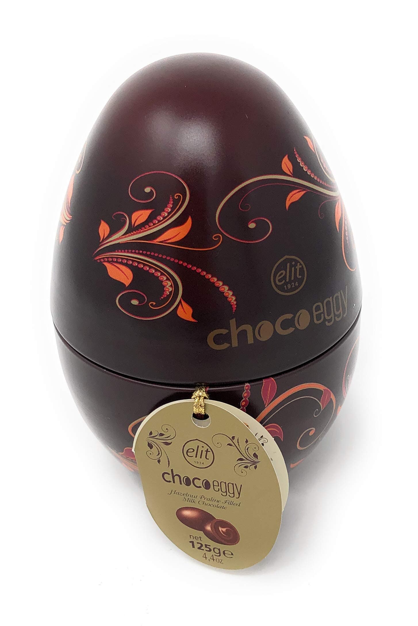 Elit Chocoeggy in Tin Hazelnut Praline Filled with Milk Chocolate, 125 grams ~ Turkey