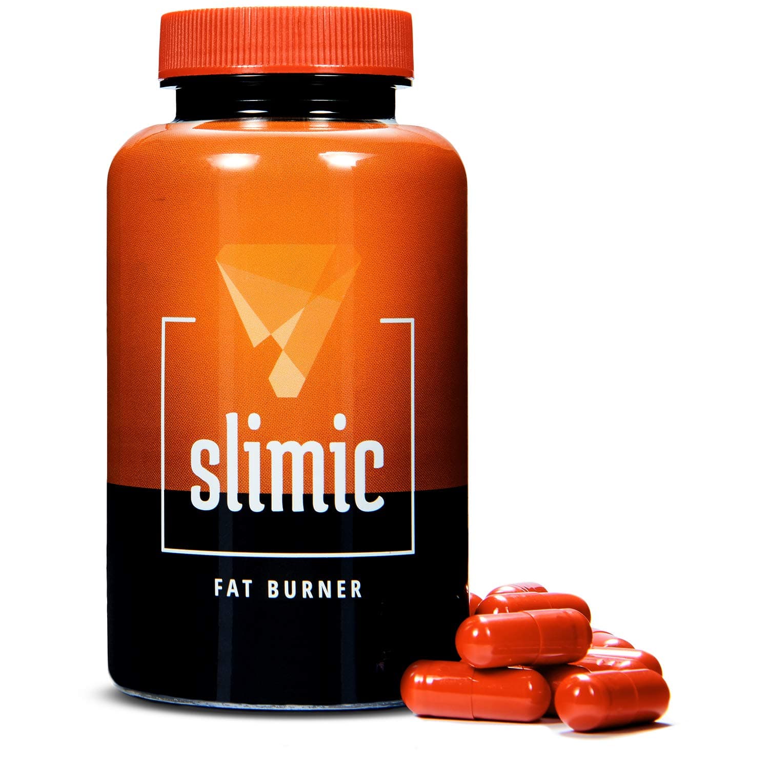 Slimic Fat Burner Appetite suppressant 60 Tablets Contains anhydrous Caffeine, Guarana Seed Extract and Magnesium Pills to Lose Weight and Improve Your Metabolism.