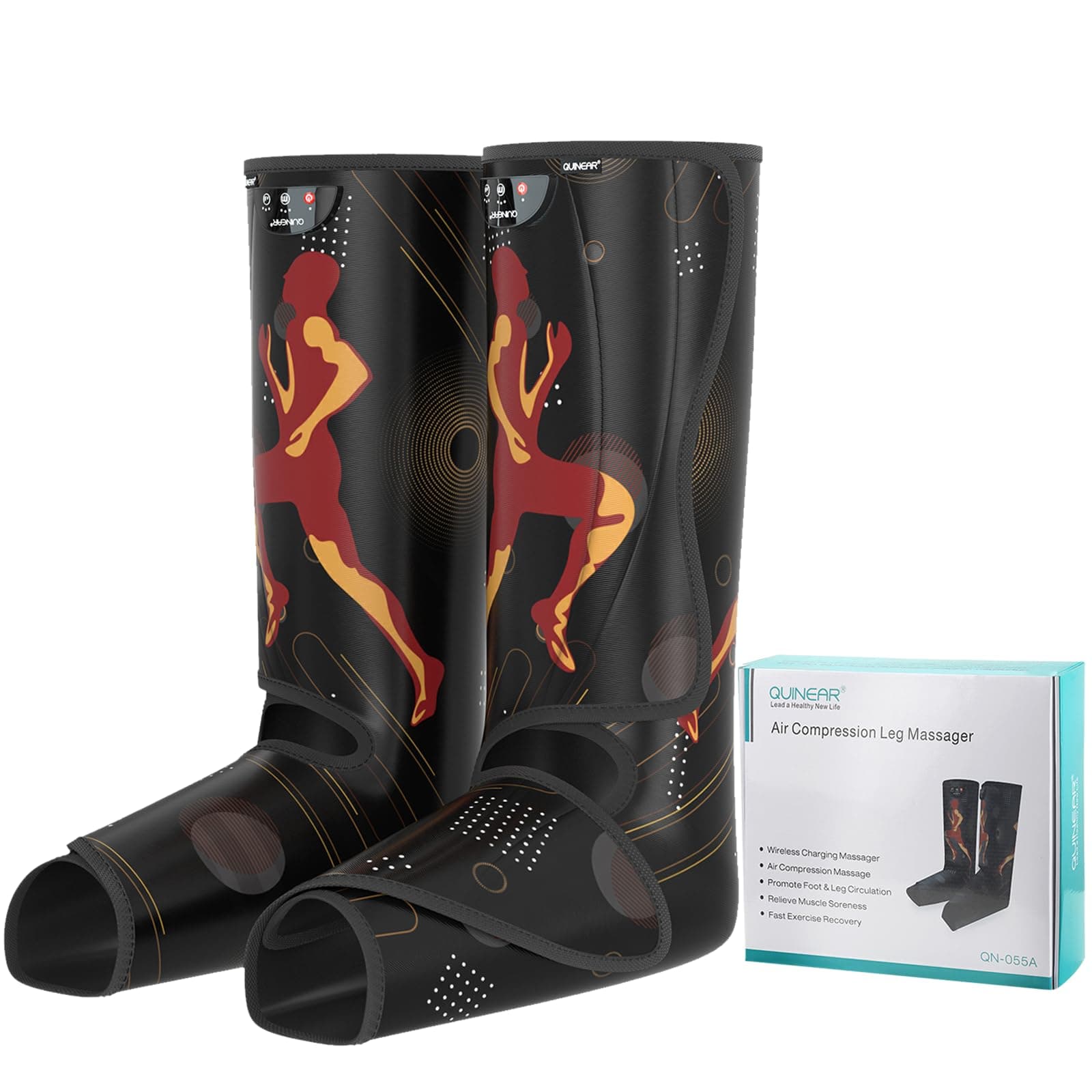 QUINEARleg massager (Red)