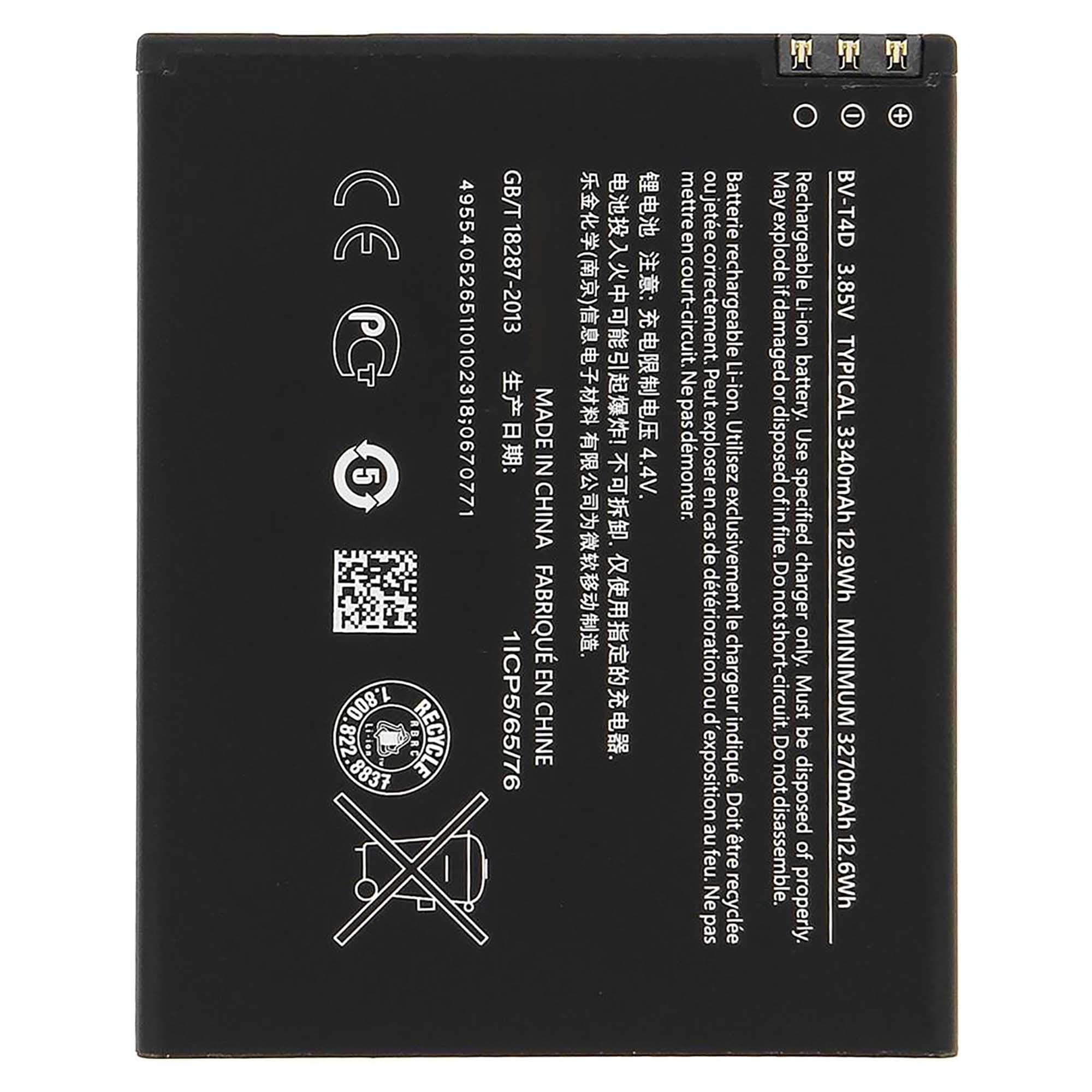 Battery Compatible with Microsoft Nokia Lumia 950 XL 950XL BV-T4D High Capacity 3340mAh with Disassembly Kit Included
