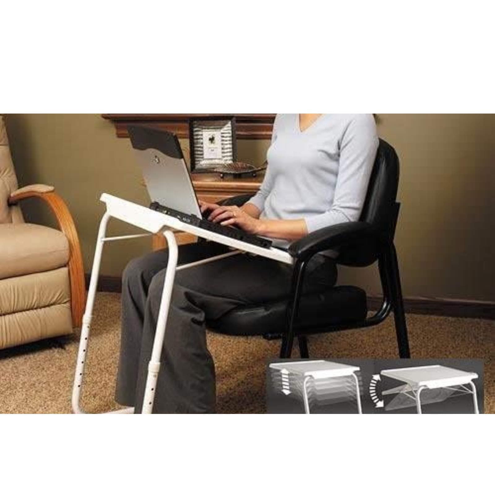PORTABLE ADJUSTABLE FOLDING TABLE MATE AS ON TV - By Sontana