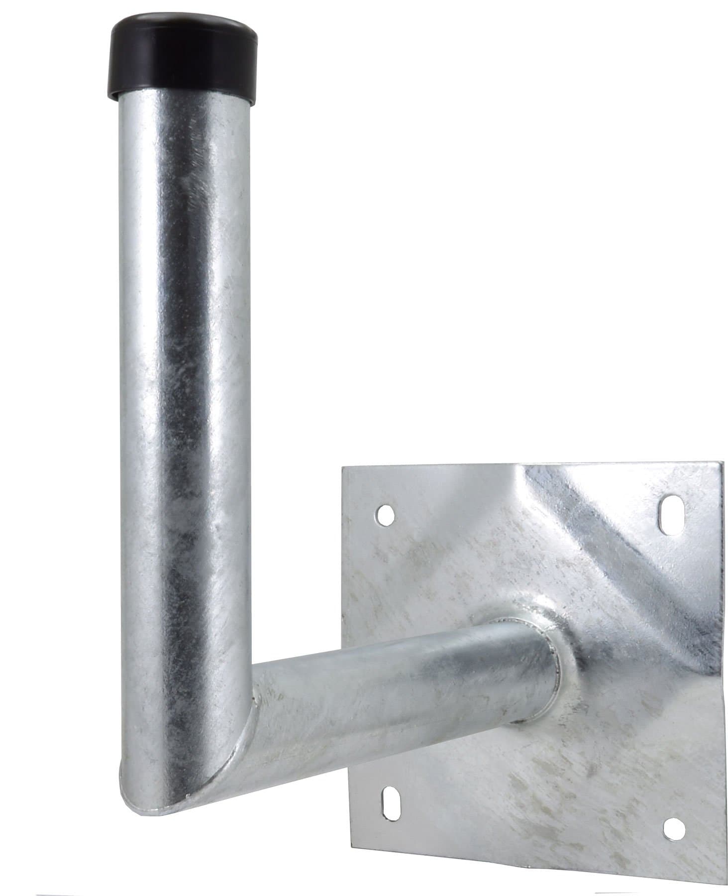 Satix Quality wall mount bracket support 20 cm for satellite antenna dish, hot-dip galvanised steel