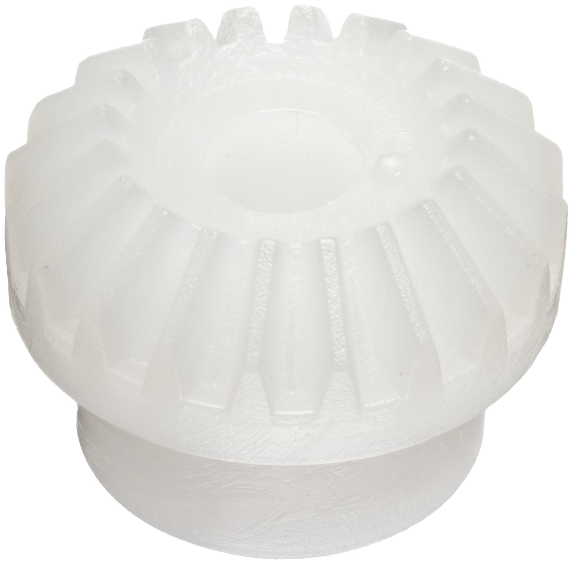 Plastic PowerDrive MG05M20 Molded Polyoxymethylene Plastic Miter Gears, 0,5 Module, 20 Tooth, 3mm Bore