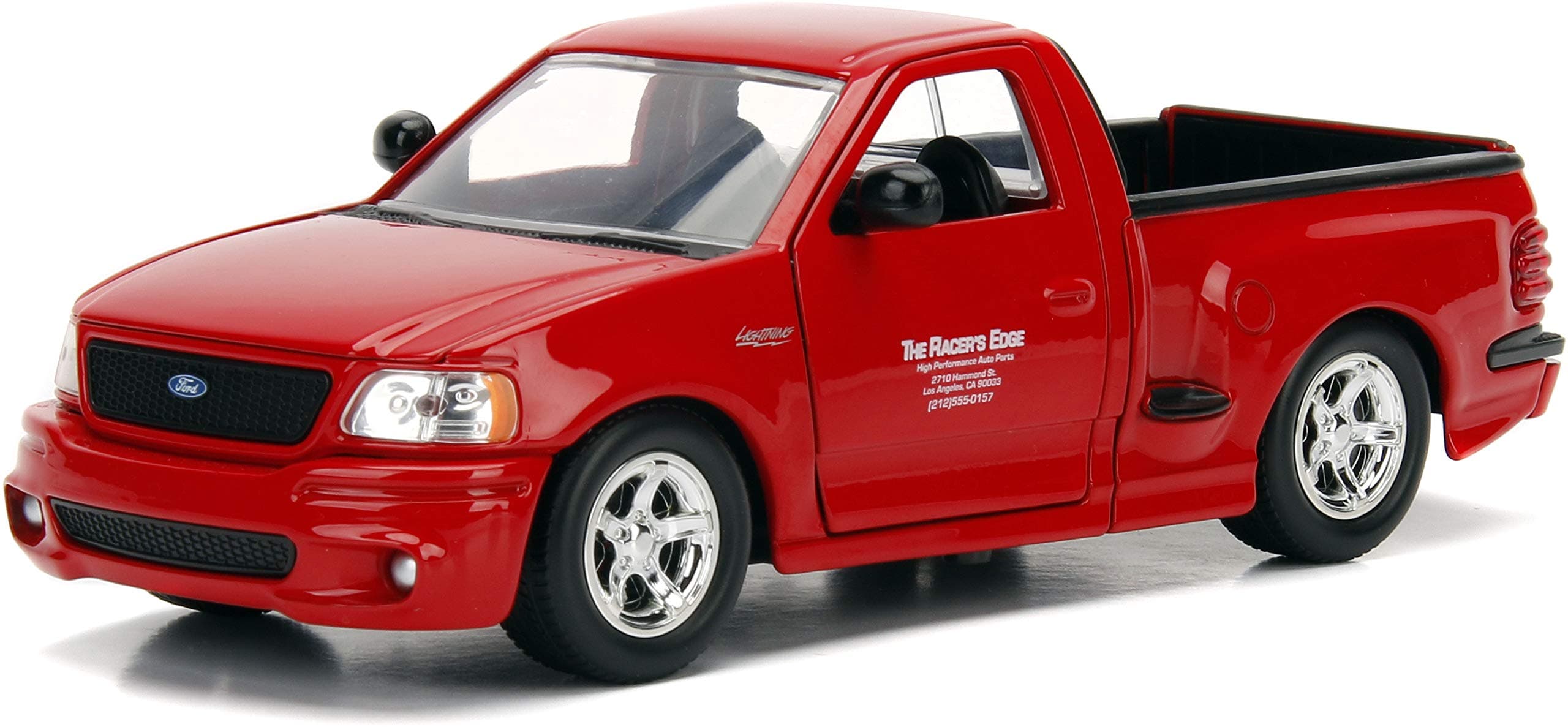 Toys Fast & Furious 1:24 Brian's Ford F-150 SVT Lightning Die-cast Car, toys for kids and adults, Red (99574)