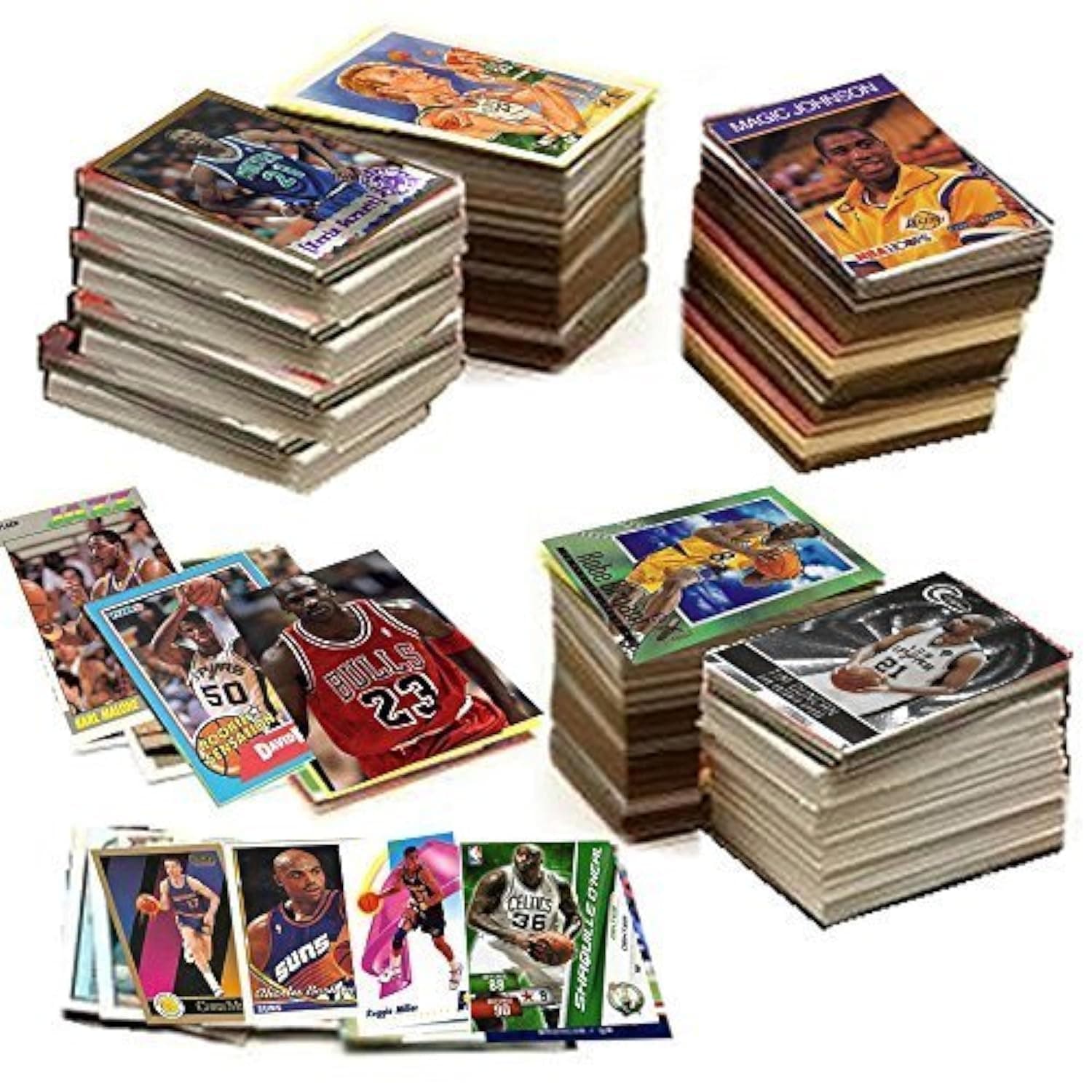 Upper deck, Donruss, Fleer, Score, Upperdeck 600 Basketball Cards