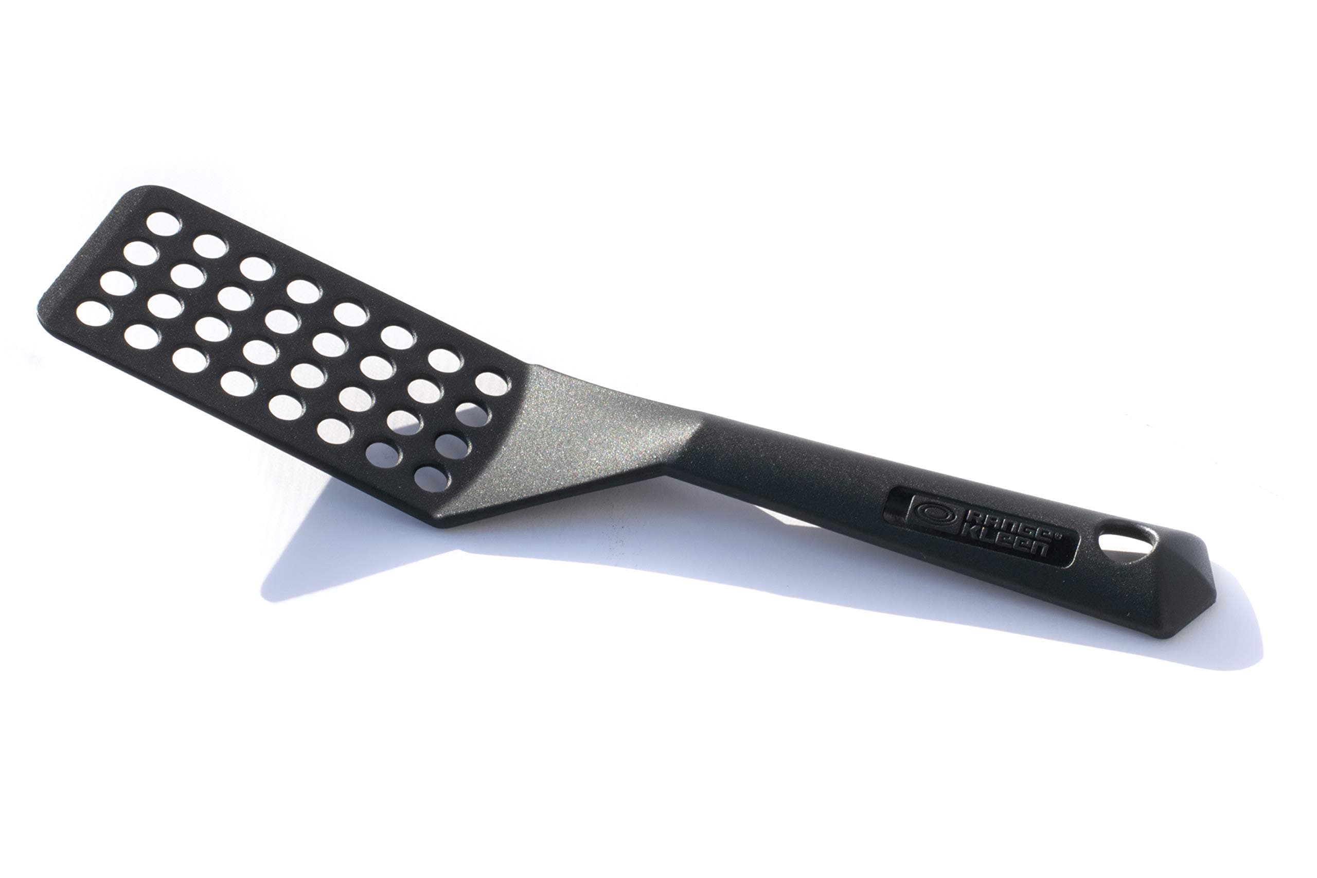 Black Nonstick Slotted Spatula/Turner for Crepes, Eggs, Brownies, Lasagna