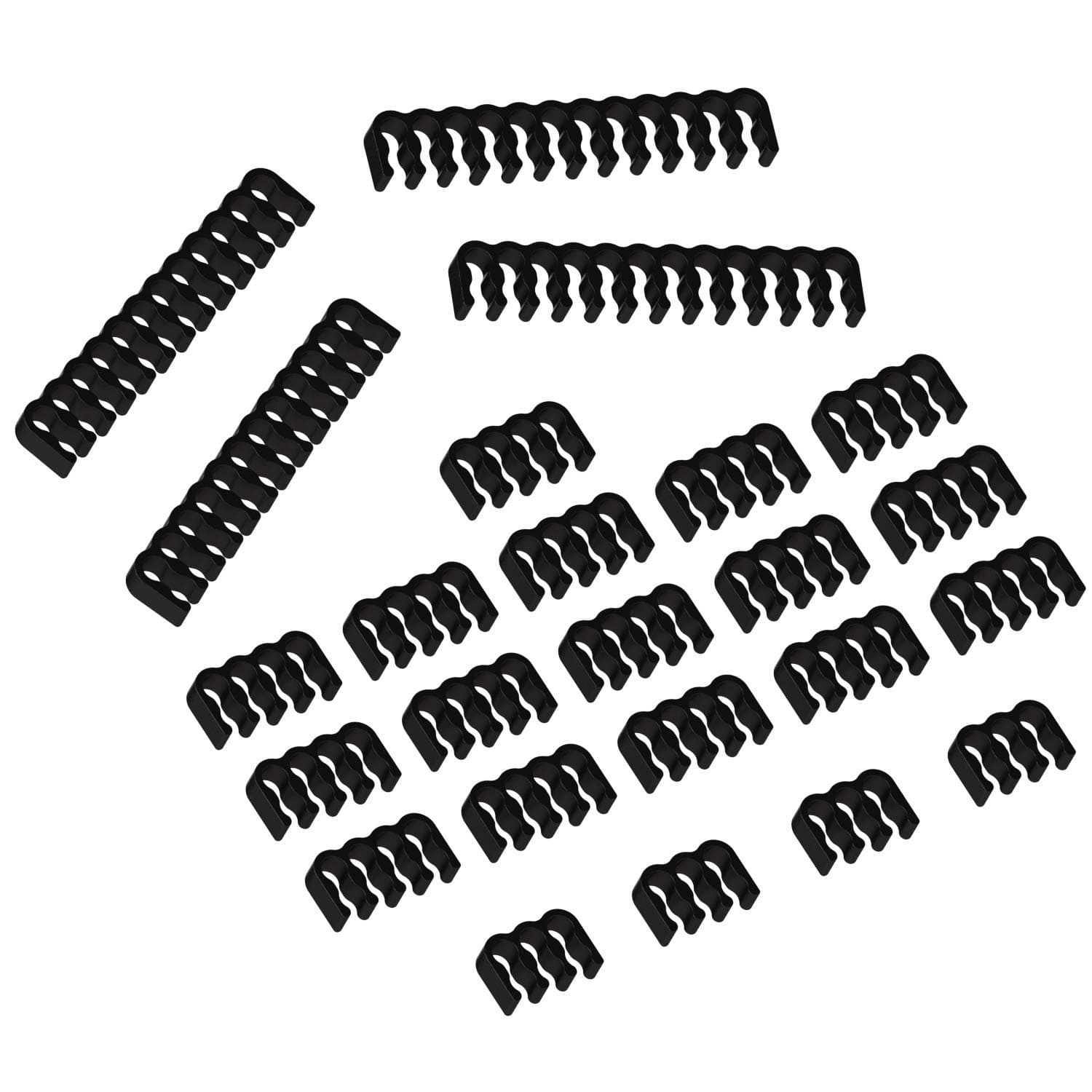 LINKUP - Combs for PSU Cable Extension┃4 x 24 P┃16 x 8 P┃4 x 6 P┃Black