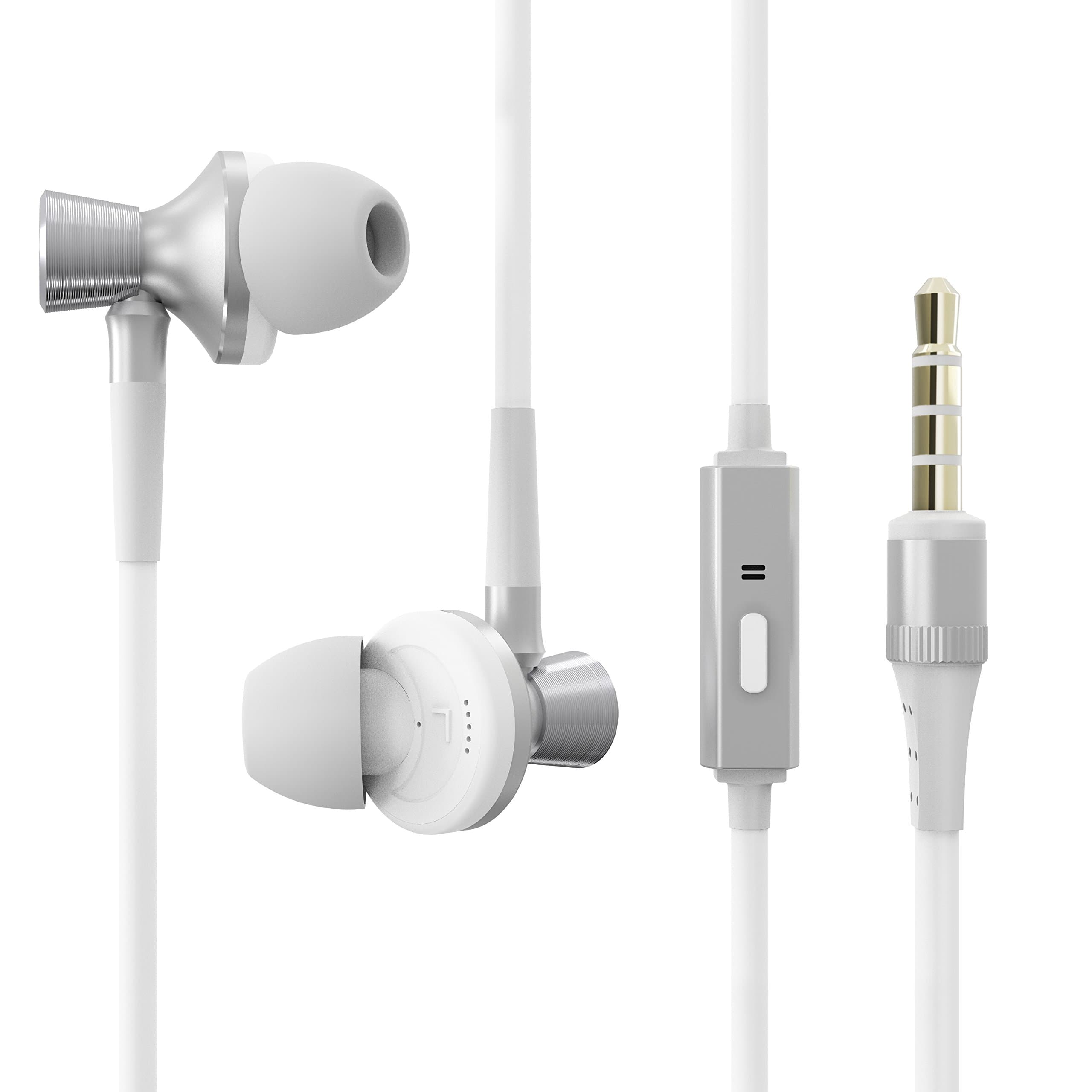 TOBETB Y2 Earbud headphones,Wired In-Ear Earphones with Stereo Crystal Sound for 3.5mm Devices with Built-in Mic