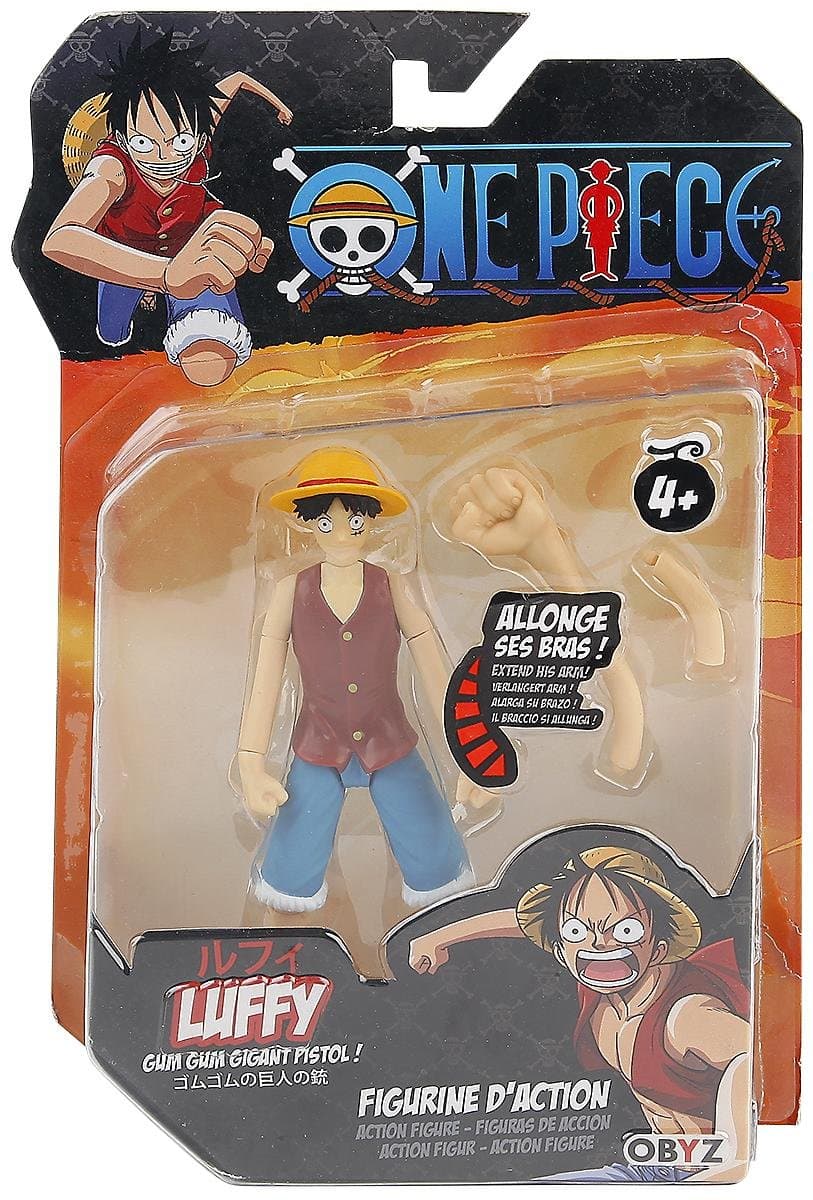 Abysse SMIFIG011 Obyz One-Piece Monkey D. Luffy Action Figure, 5"