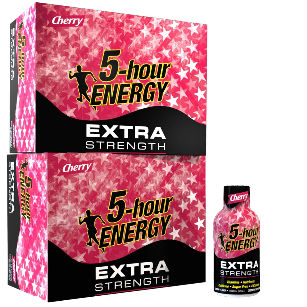 5-hour ENERGY Shot, Extra Strength Cherry, 1.93 Ounce, 24 Count