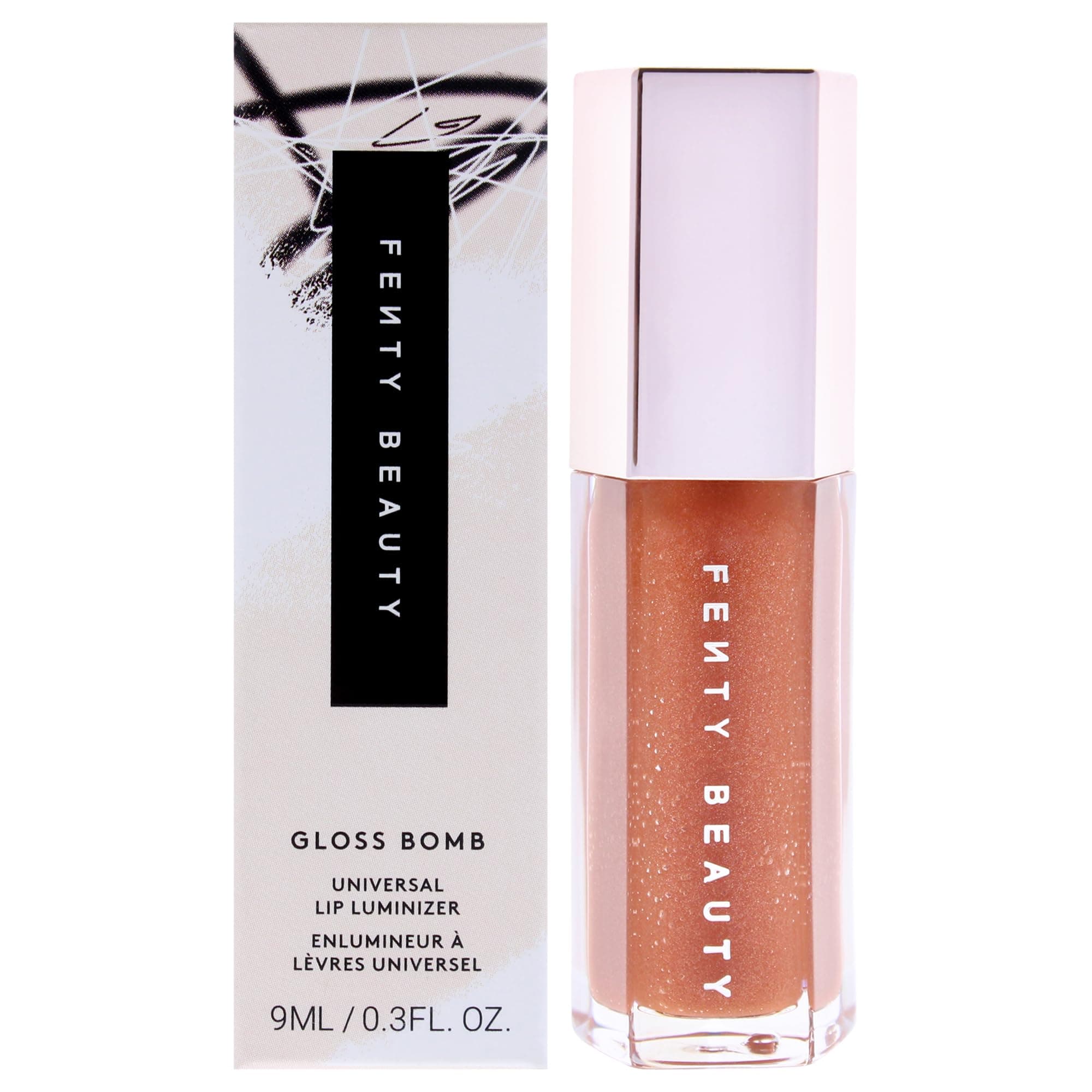 Gloss Bomb Universal Lip Luminizer - 01 Fenty Glow by Fenty Beauty for Women - 0.3 oz Lip Gloss