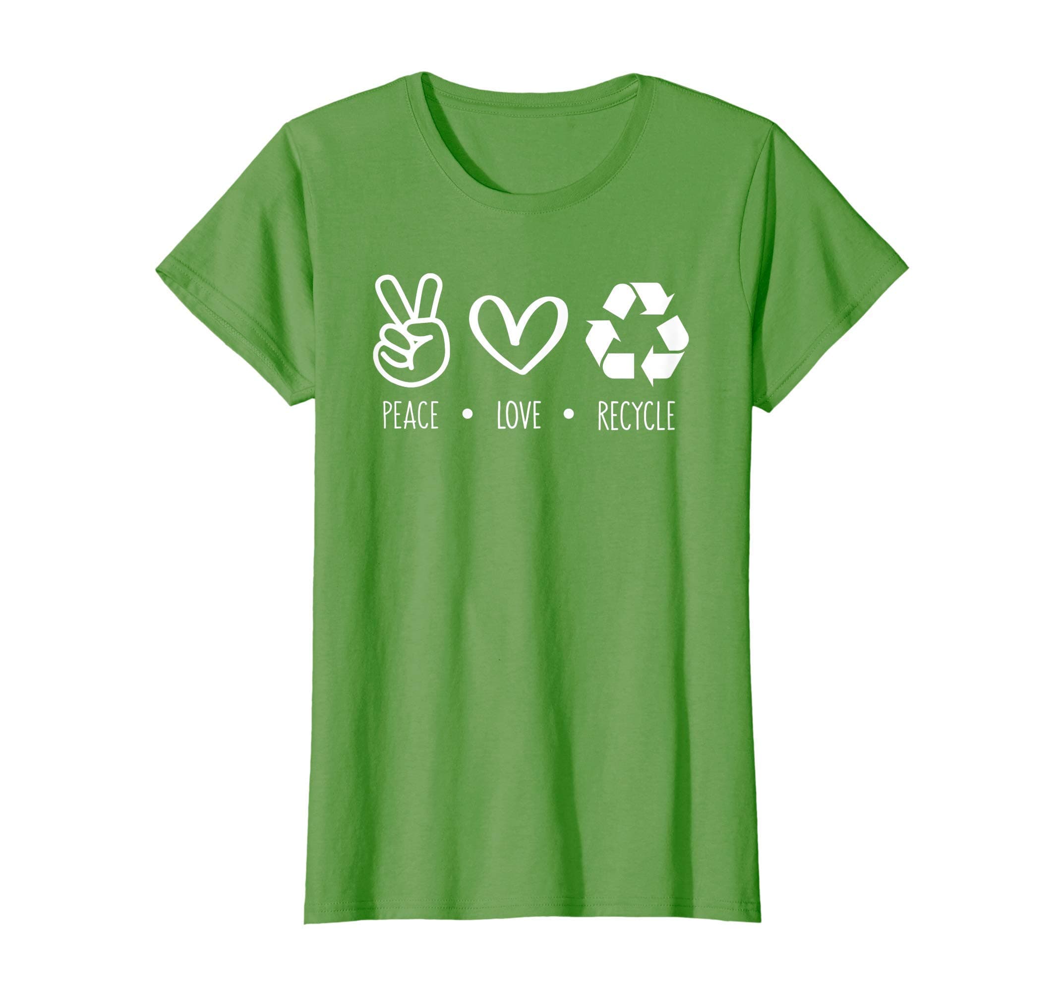 Recycle Earth Day Teacher Teens Recycling Peace Love Recycle Women Girls Kids T-ShirtOEKO-TEX STANDARD 100