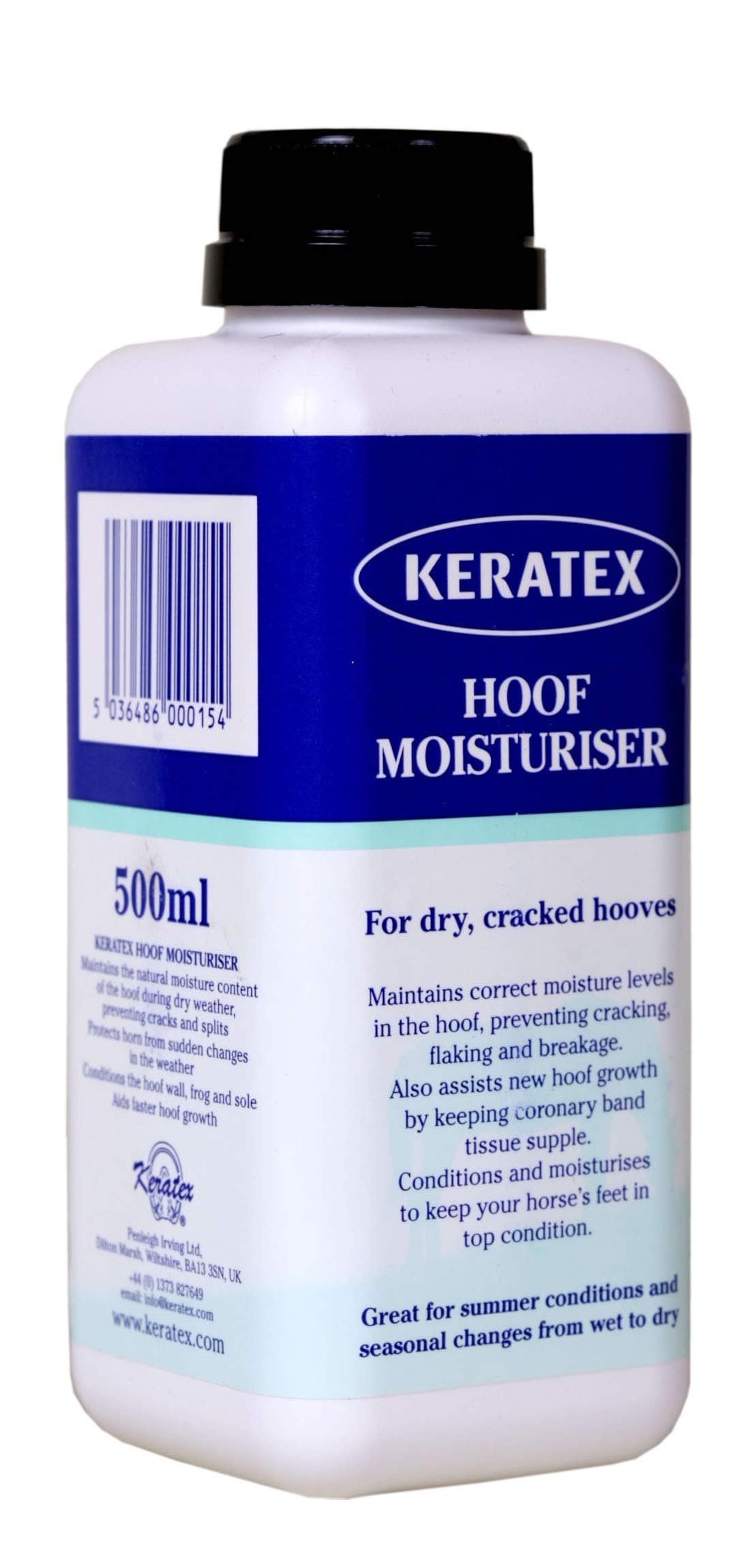 Keratex Unisex's EPC0002 Hoof Moisturiser, Transparent, 500ml
