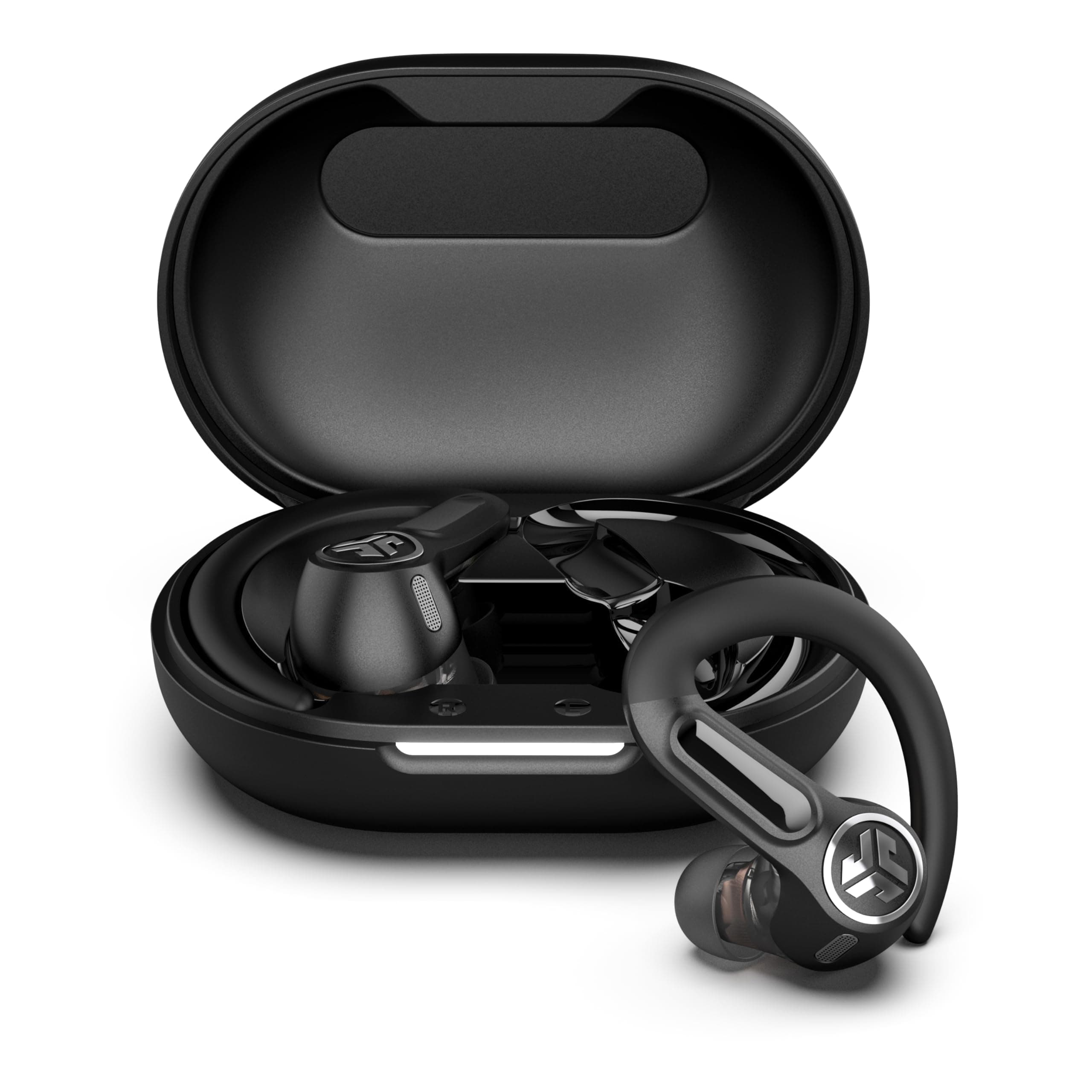 JLab Epic Air Sport ANC Gen 3 Active Noise Cancelling Earbuds - True Wireless Running Earphones, Bluetooth Sports Headphones, 68 H in Ear Buds for Gym, IP66 Sweatproof, USB-C Charging Case