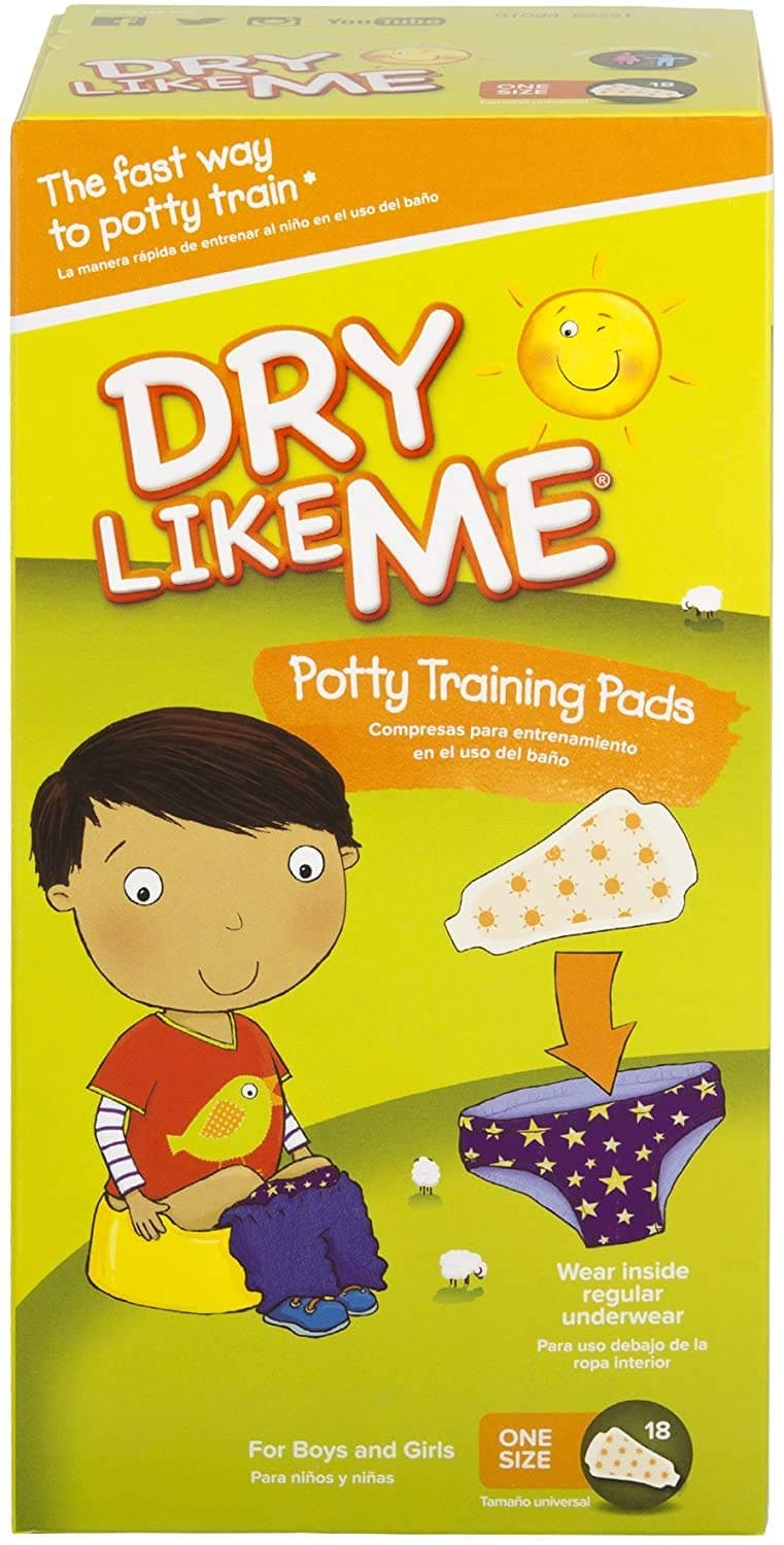 Dry Like Me Potty Training Pads Regular 14ct, Regular, 18 Count
