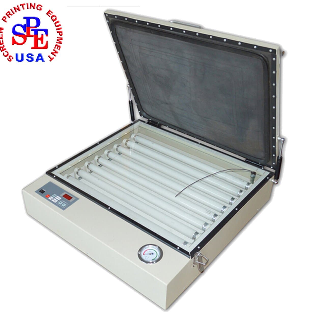 Desktop UV Exposure Unit Silk Screen Exposure Unit Hot Foil Pad Printing PCB Make Plates (500 x 600 mm with Vacuum Pump)