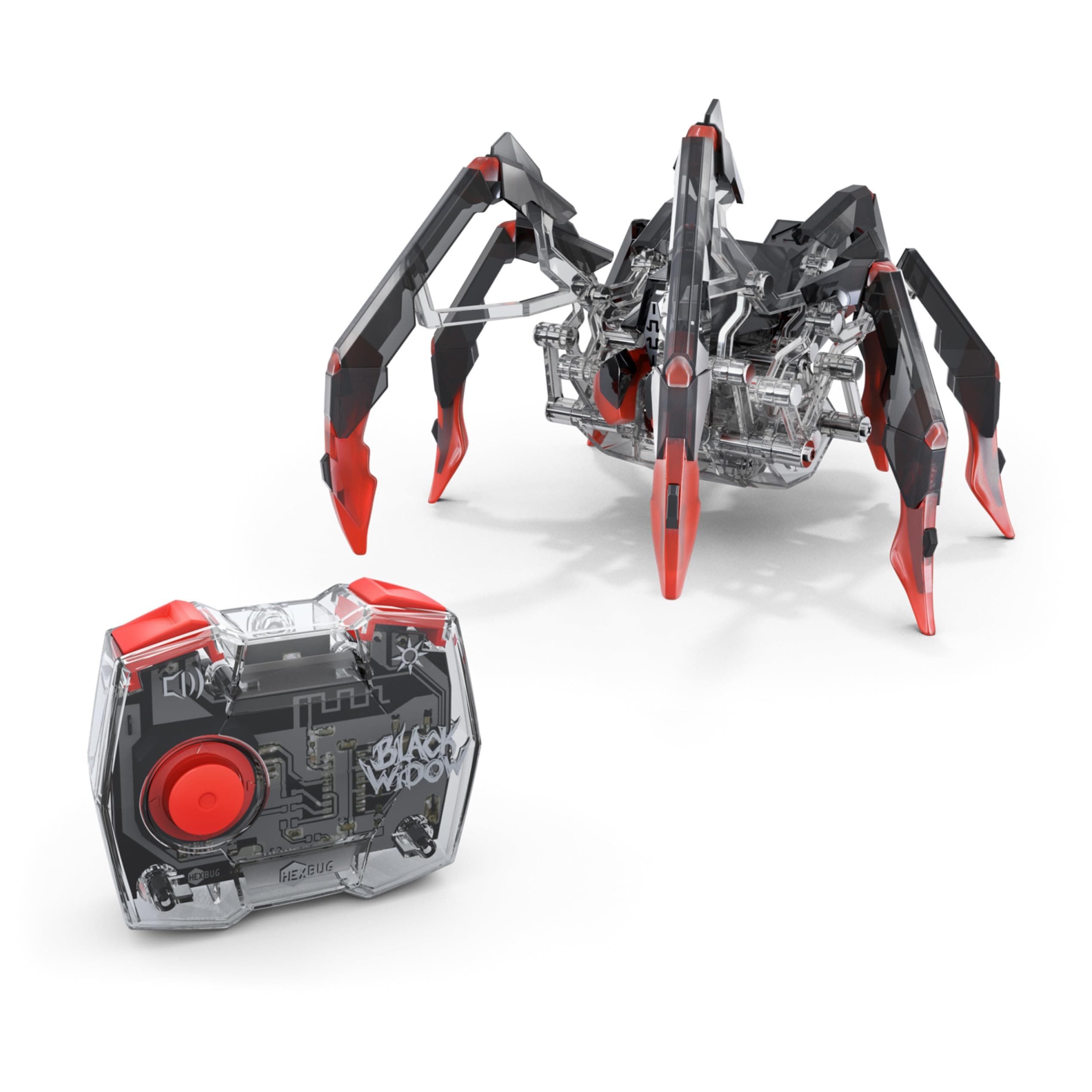 Black Widow RC Crawler, Multicolor, 6 x 6 x 10.13 inches, Ages 8+