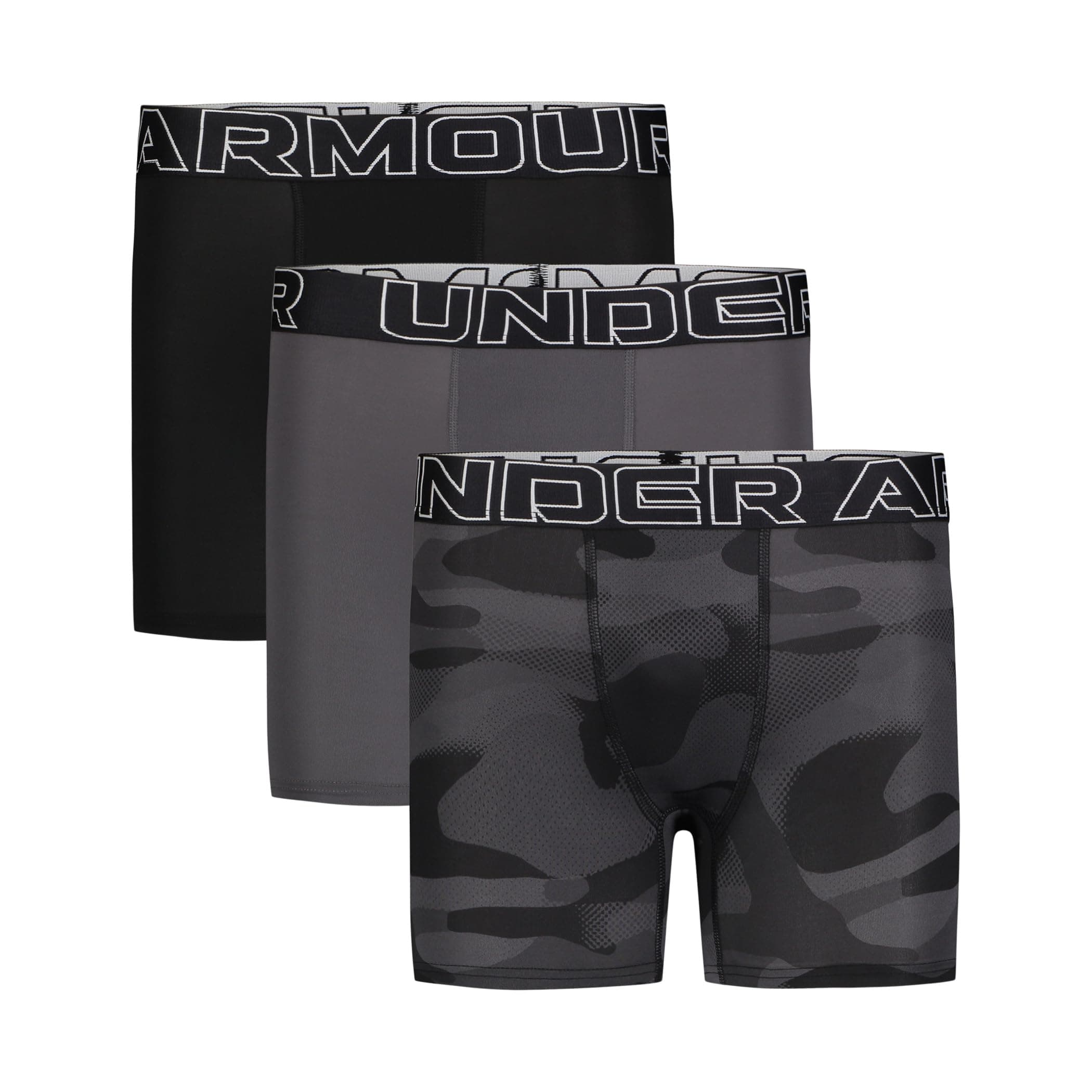 Under Armour boys Performance Boxer Briefs, Lightweight & Smooth Stretch Fit