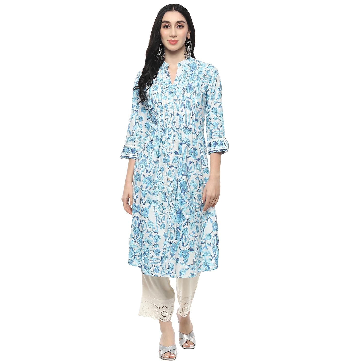 BIBAWomen Cotton Printed Kurta