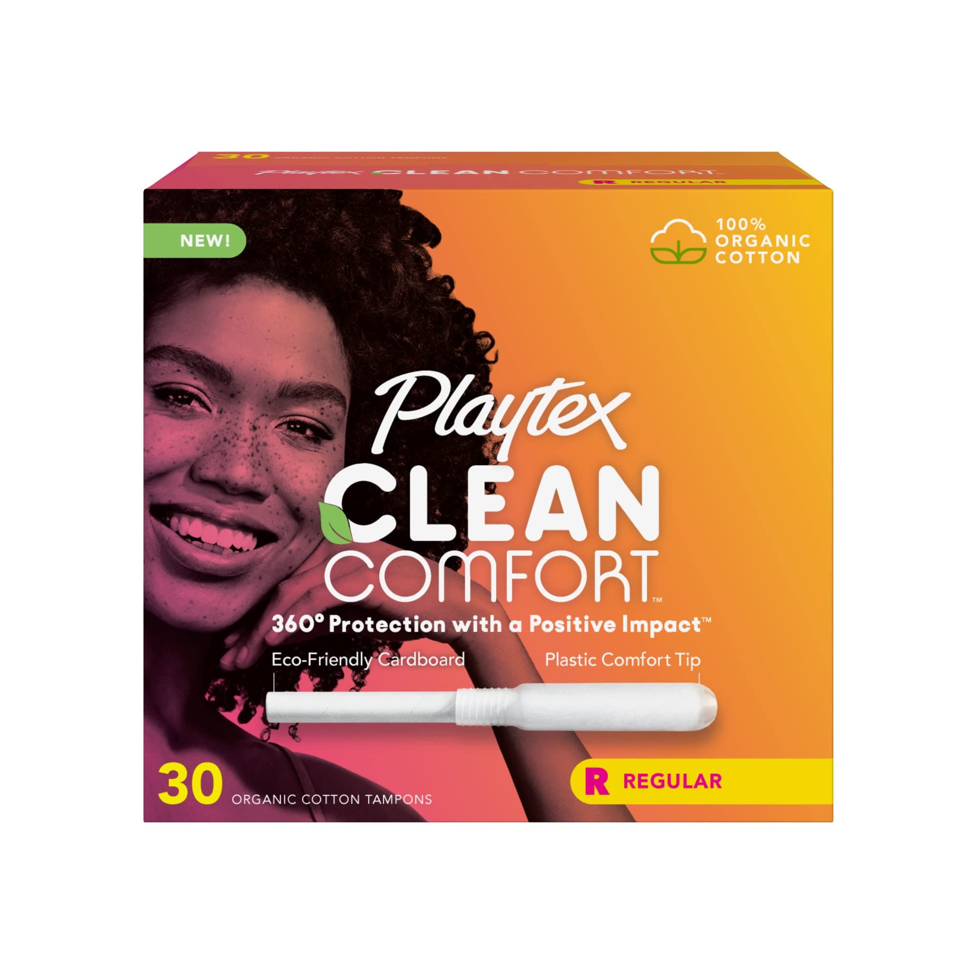 Playtex Clean Comfort Tampons Regular 30ct