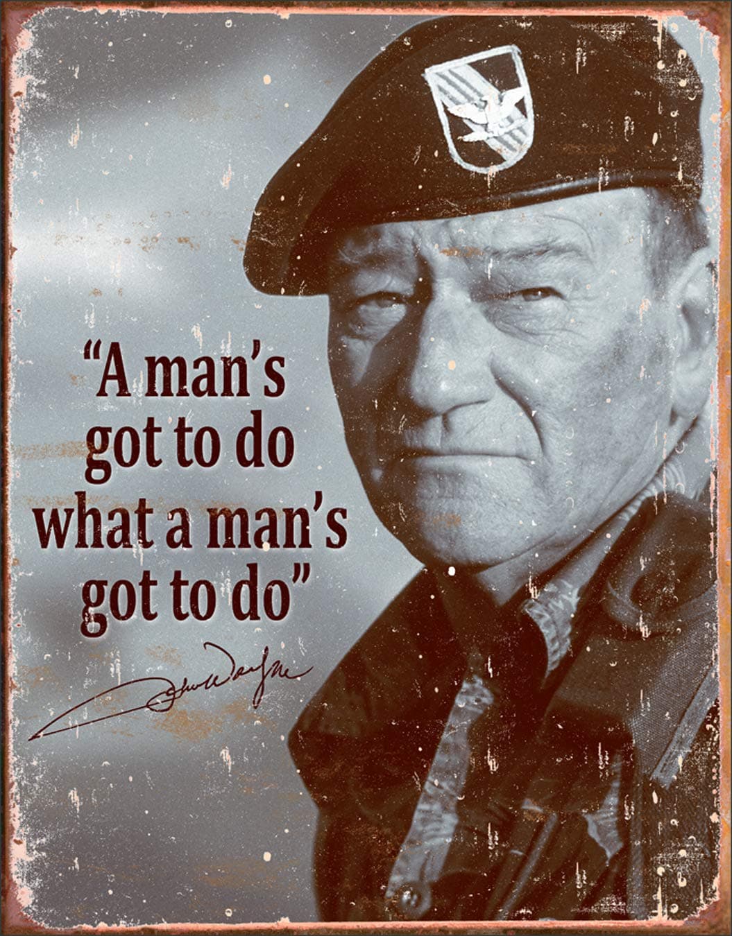 4SGM TSN1495 John Wayne Mans Gotta Do