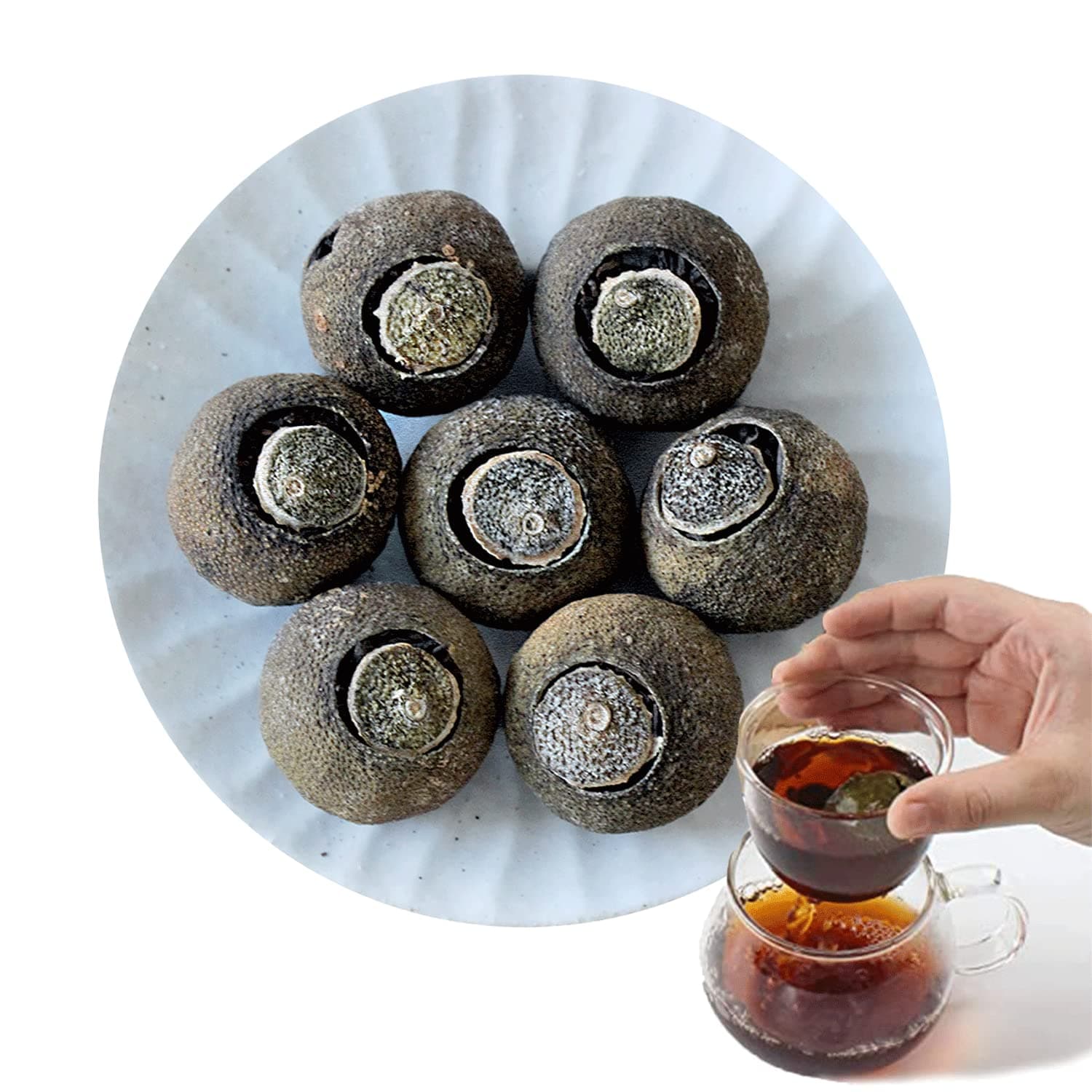 Xiao Qing Gan Green Orange Puerh Ripe Tea - 28 pcs in a gift box