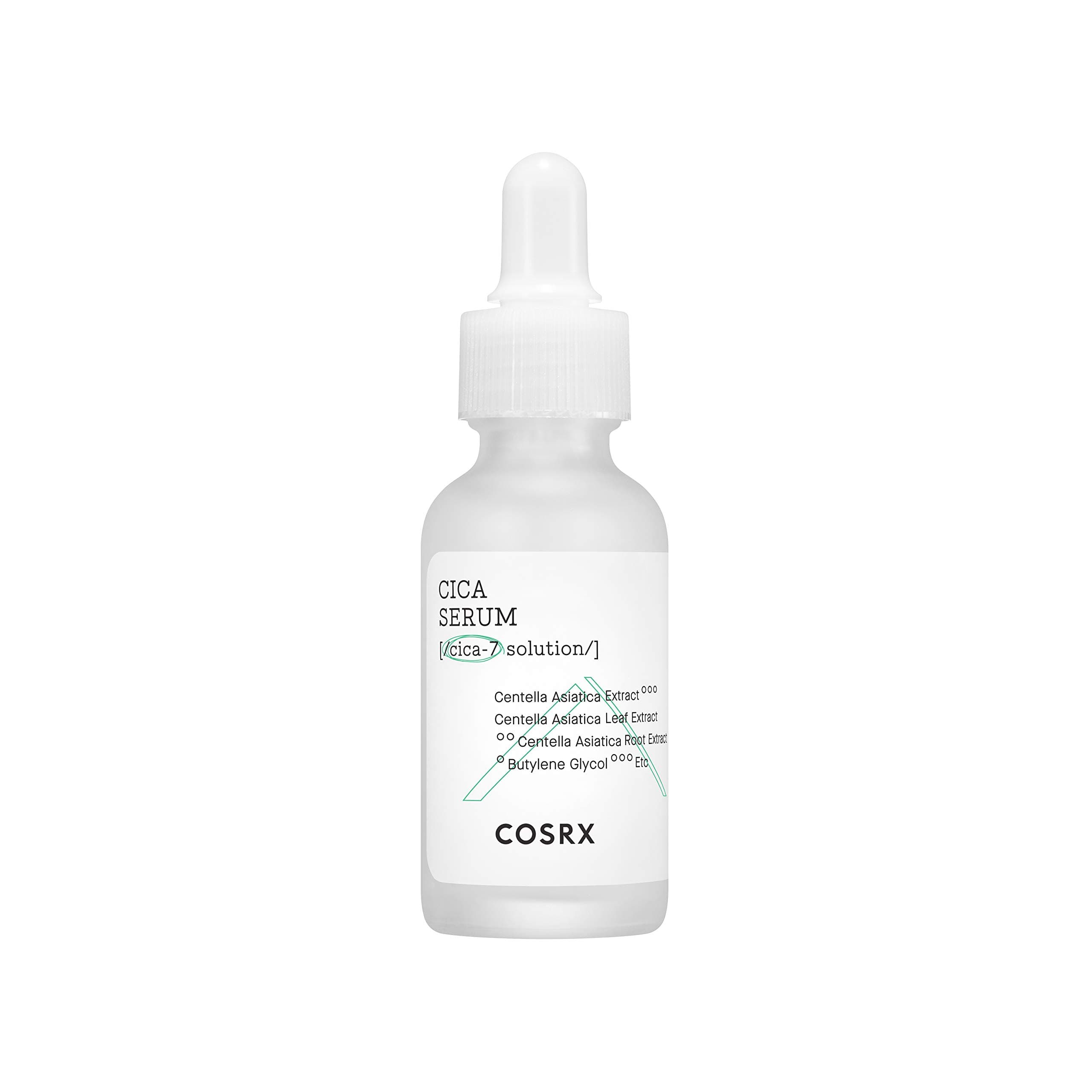 COSRX Pure Fit Cica Serum 1 fl.oz/30ml, Centella Asiatica Extract, Soothing, Calming, Protecting, Animal Testing Free, Korean Skin Care