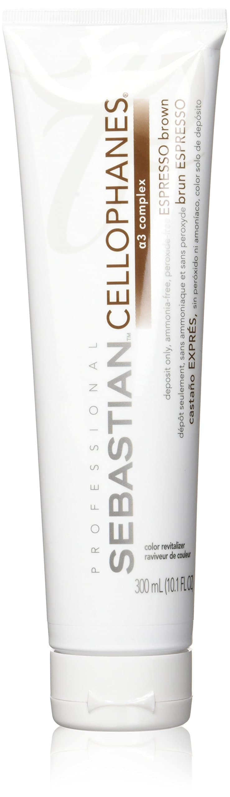 SEBASTIANCellophanes Expresso Brown Cream, Natural, 10.1 fl oz (300 ml), for Female Hair Coloring, Demi-Permanent[Amazon-developed Certification] Compact by Design