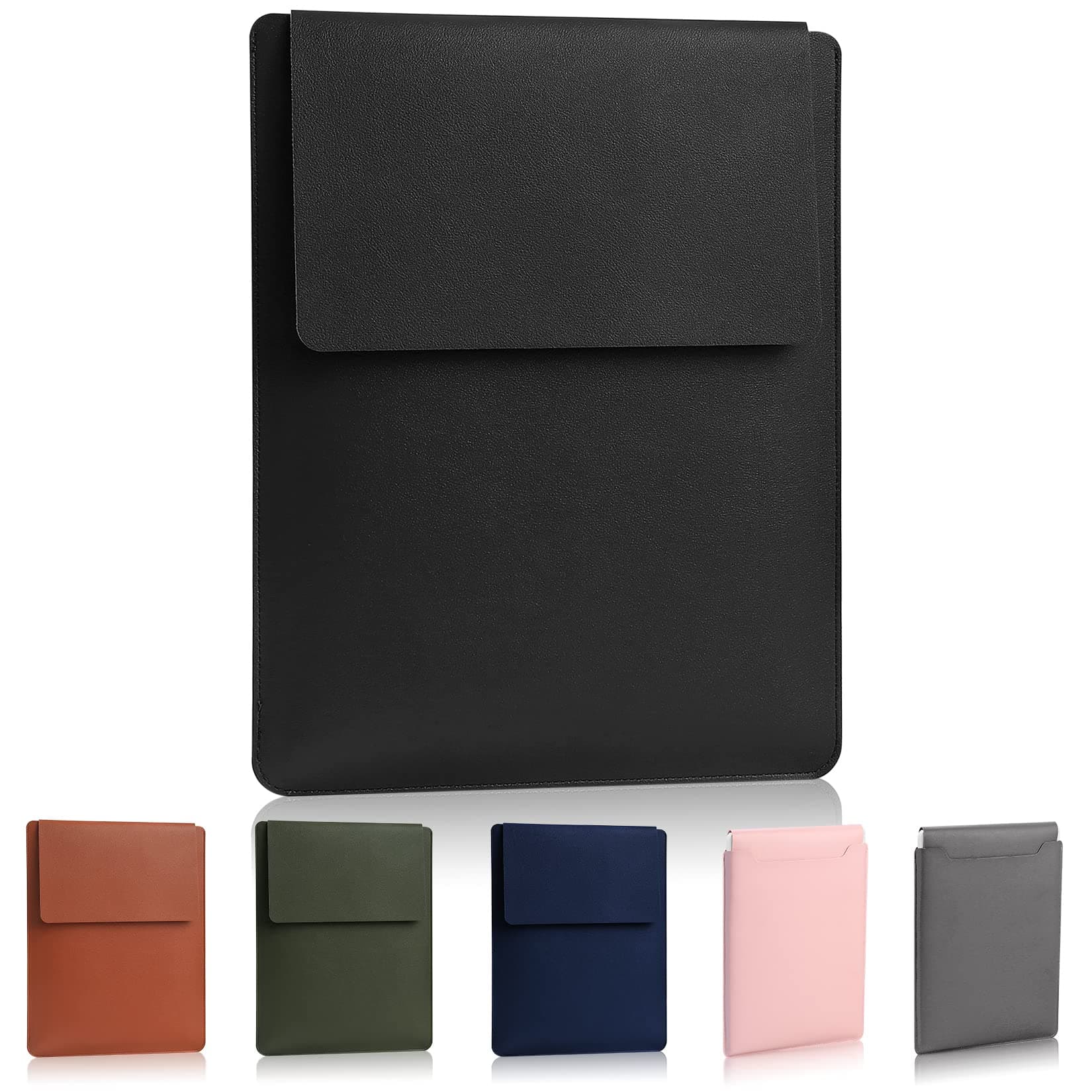 Compatible with Apple 14/13.3 inch Laptop Sleeve, Padded Case, Portable Bag - Black