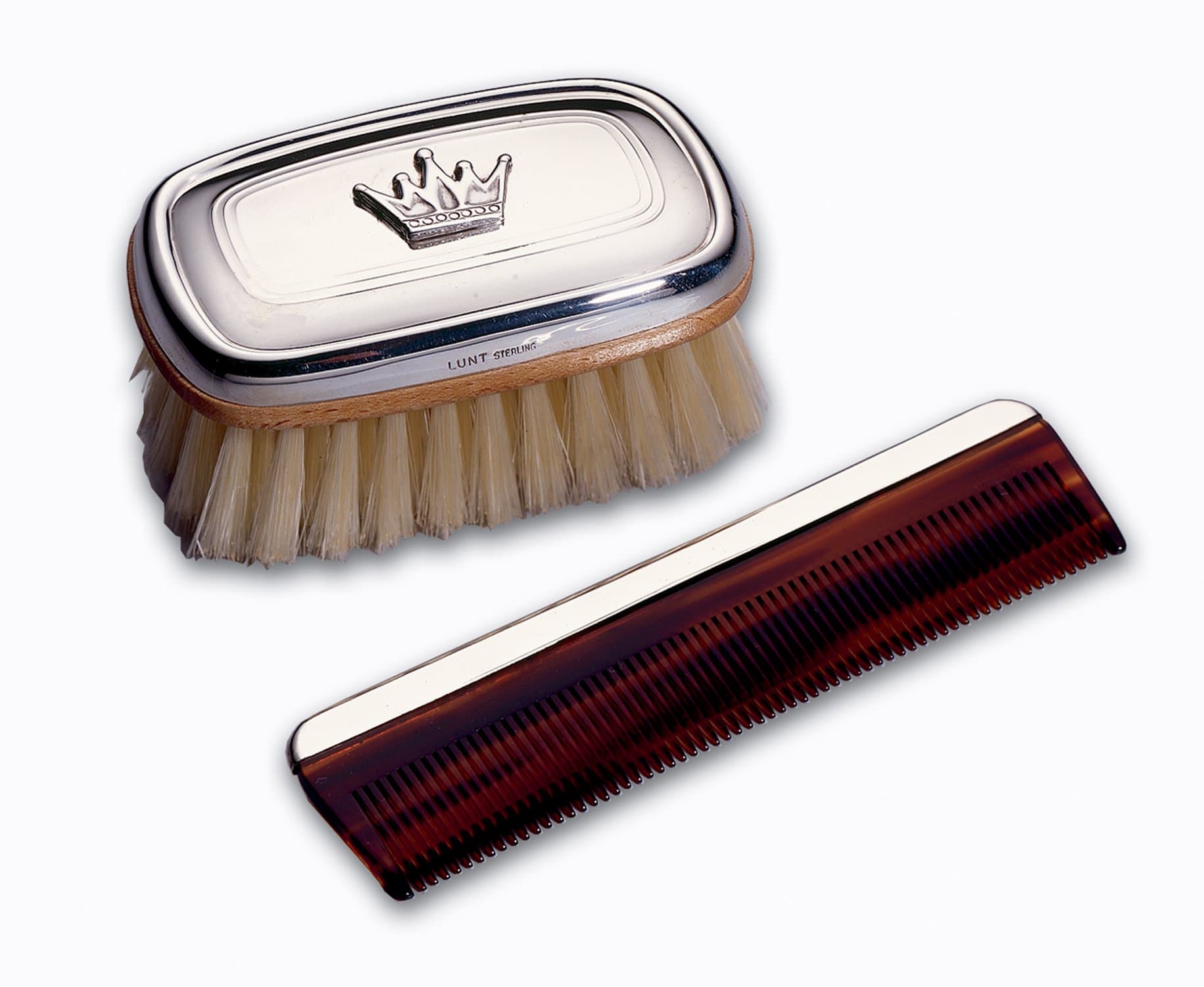 Lunt Sterling Royalty Boy's Comb and Brush Set
