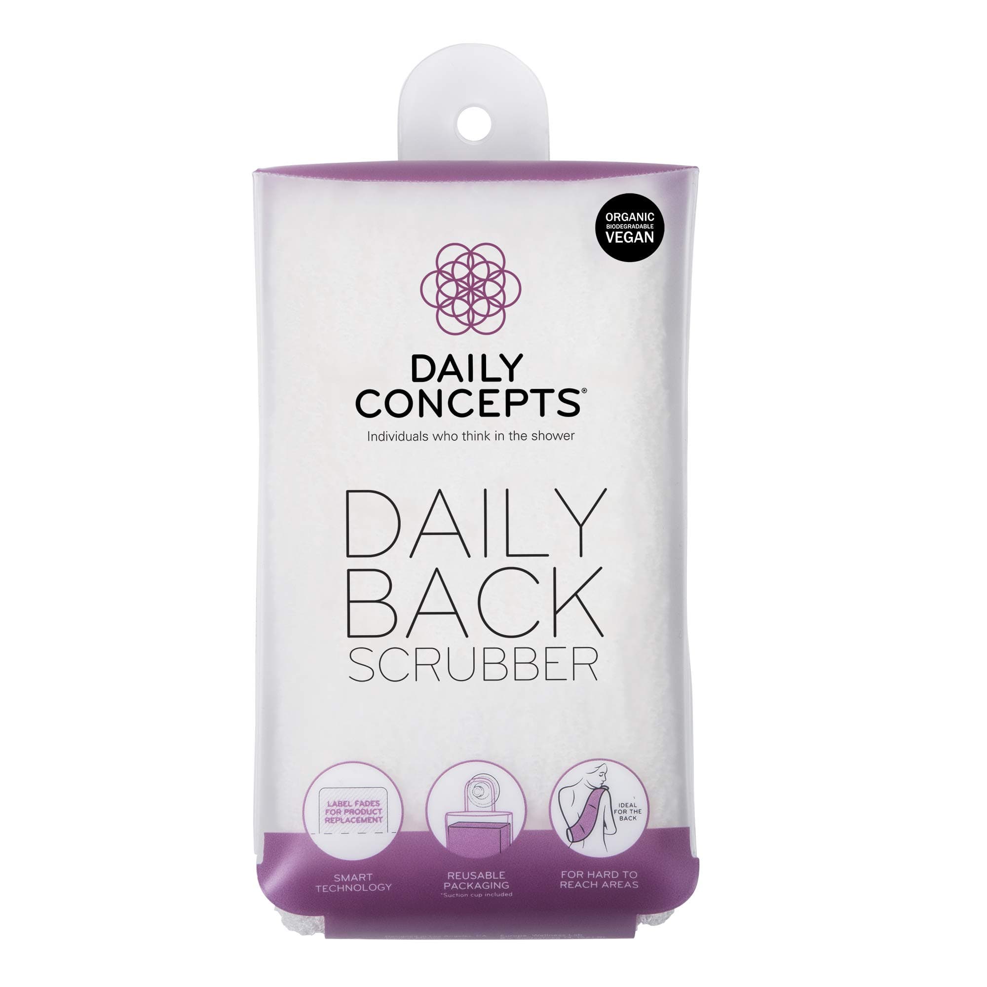 DAILY CONCEPTSUsa, Dual Texture Face & Body Scrubber, For Radiant & Glowing Skin. Improves Blood Circulation, Removes Blackheads, For Dry Or Wet Skin.