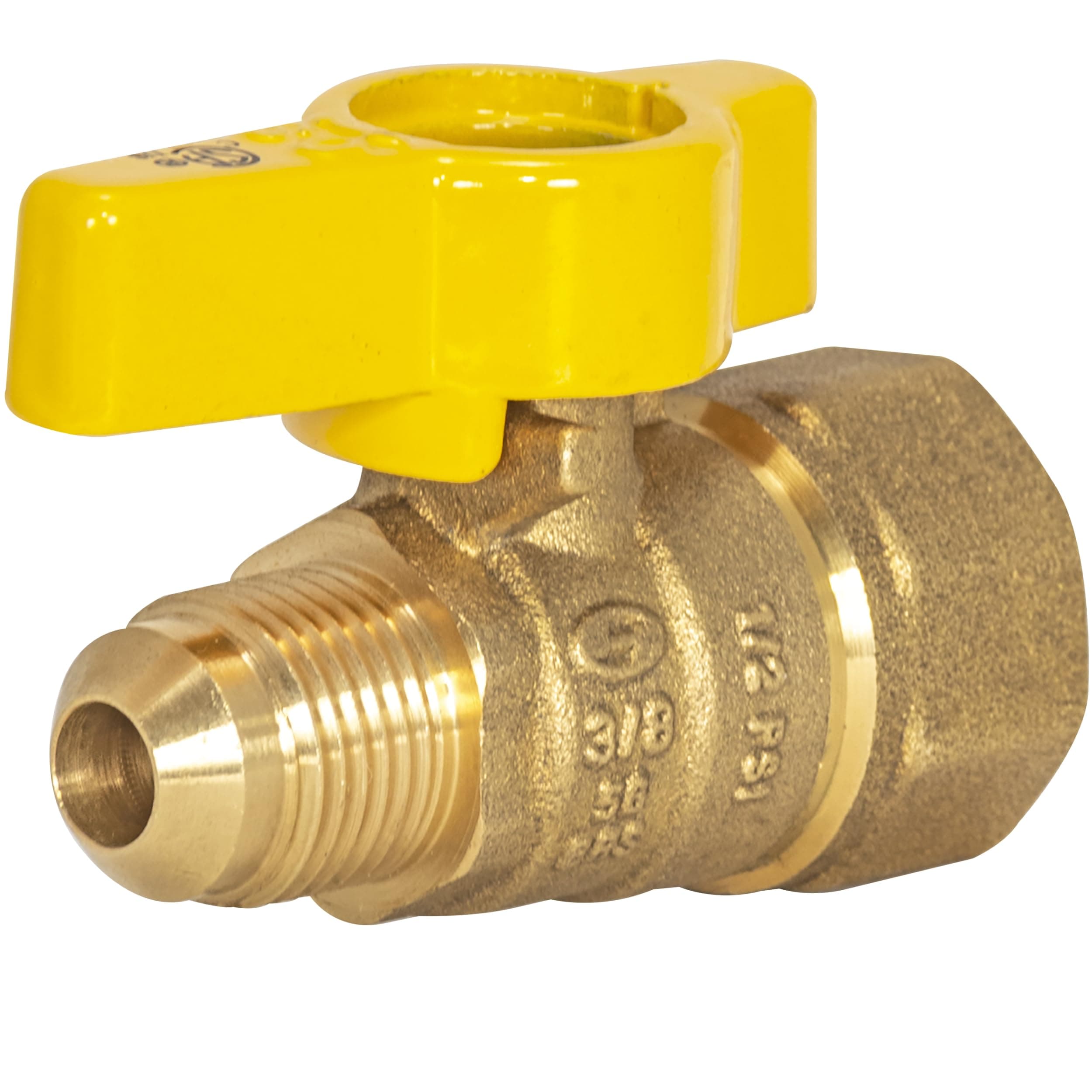 EZ-FLO 60001 Brass Gas Ball Valve-Straight Flare
