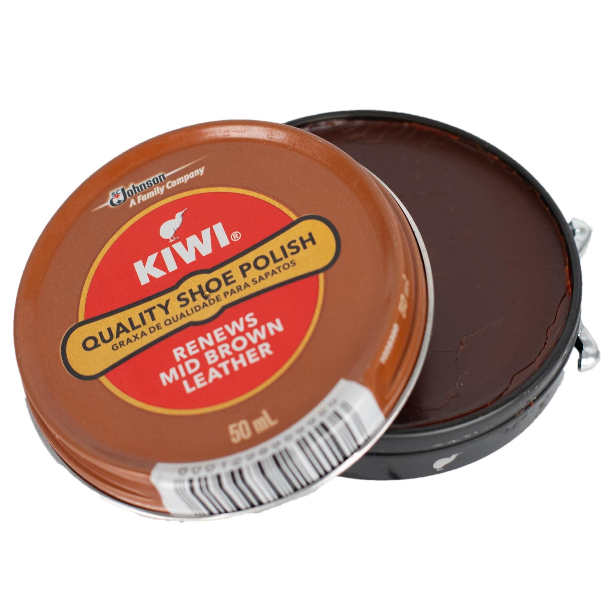 Kiwi Wax Shoe Polish Shines Norishes Protect Brown