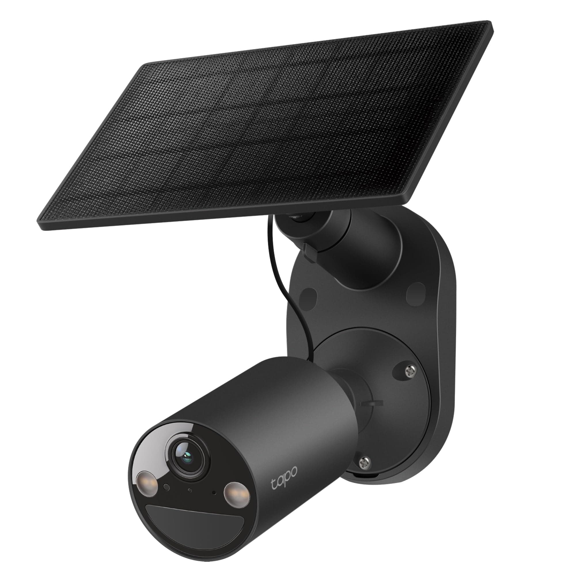 Tapo SolarCam C403 Kit, Outdoor Battery Camera w/Solar Panel, Wireless, 1080P, Free Person Detection, SD/Cloud Storage, Color Night Vision, Built-in Spotlights & Alarm, No Hub Needed, Black