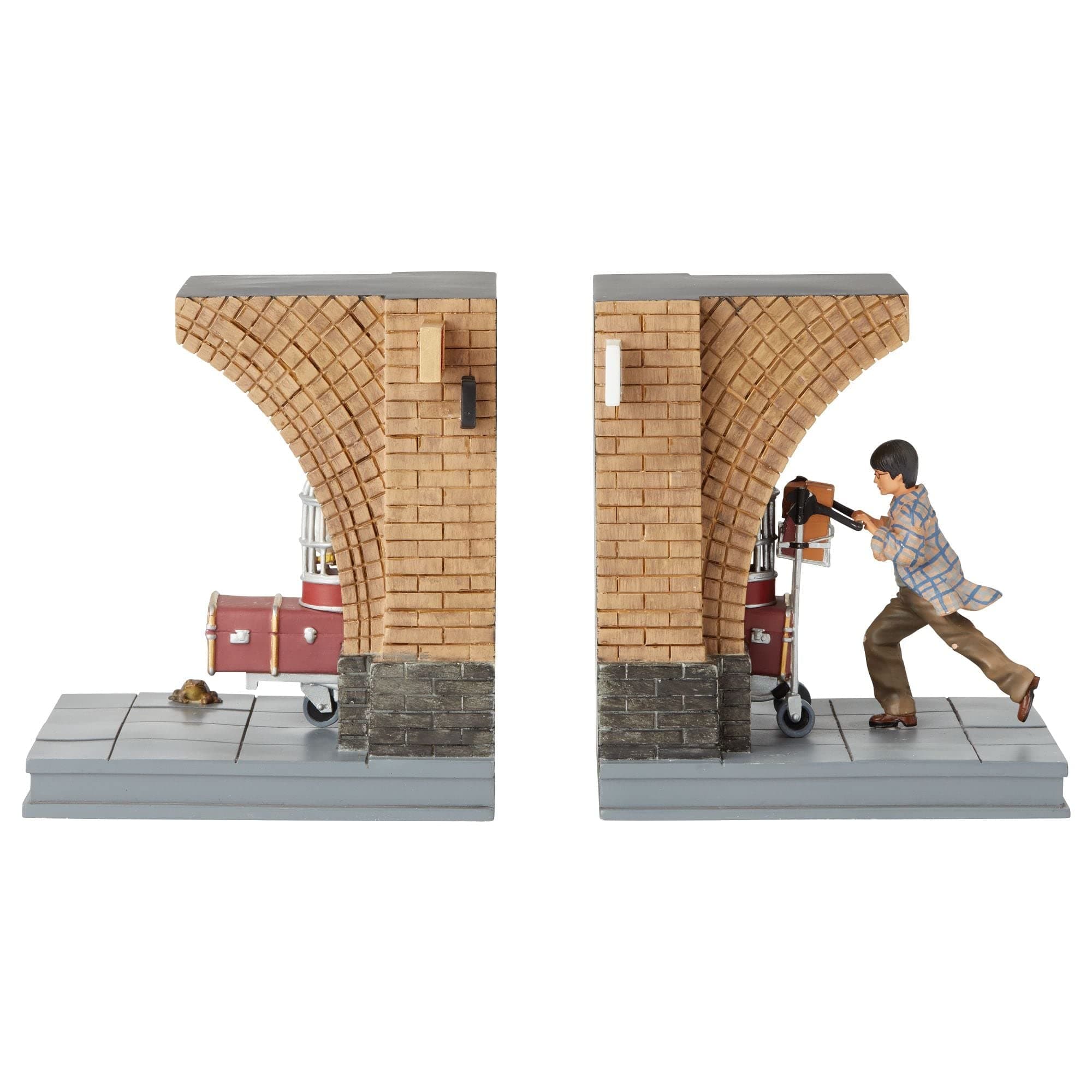 Enesco the Wizarding World of Harry Potter Platform 9 3/4 Decorative Bookends, 7.01 Inch