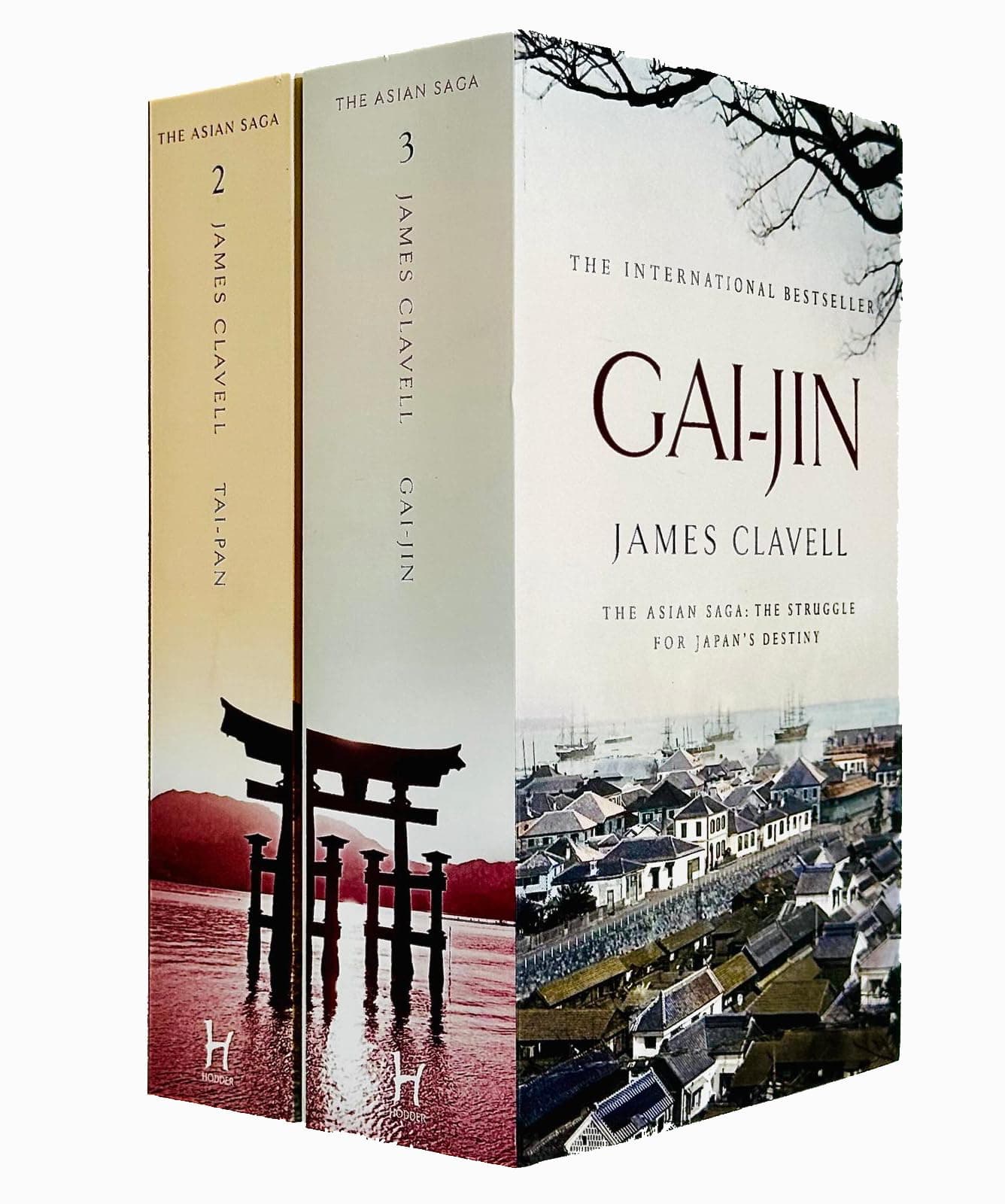 James Clavell Asian Saga Collection 2 Books Set (Tai-Pan & Gai-Jin)