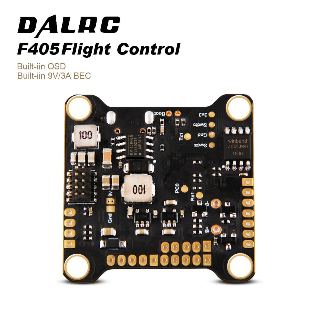 F405 Flight Controller Omnibus F405 Brushless FC Integrated with OSD 5V/9V/3A BEC