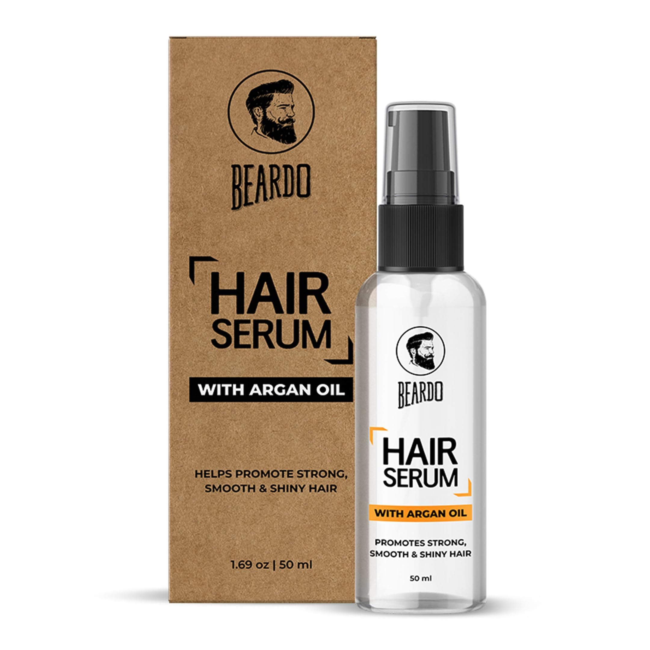 Beardo Hair Serum With Argan Oil For Men, 50ml