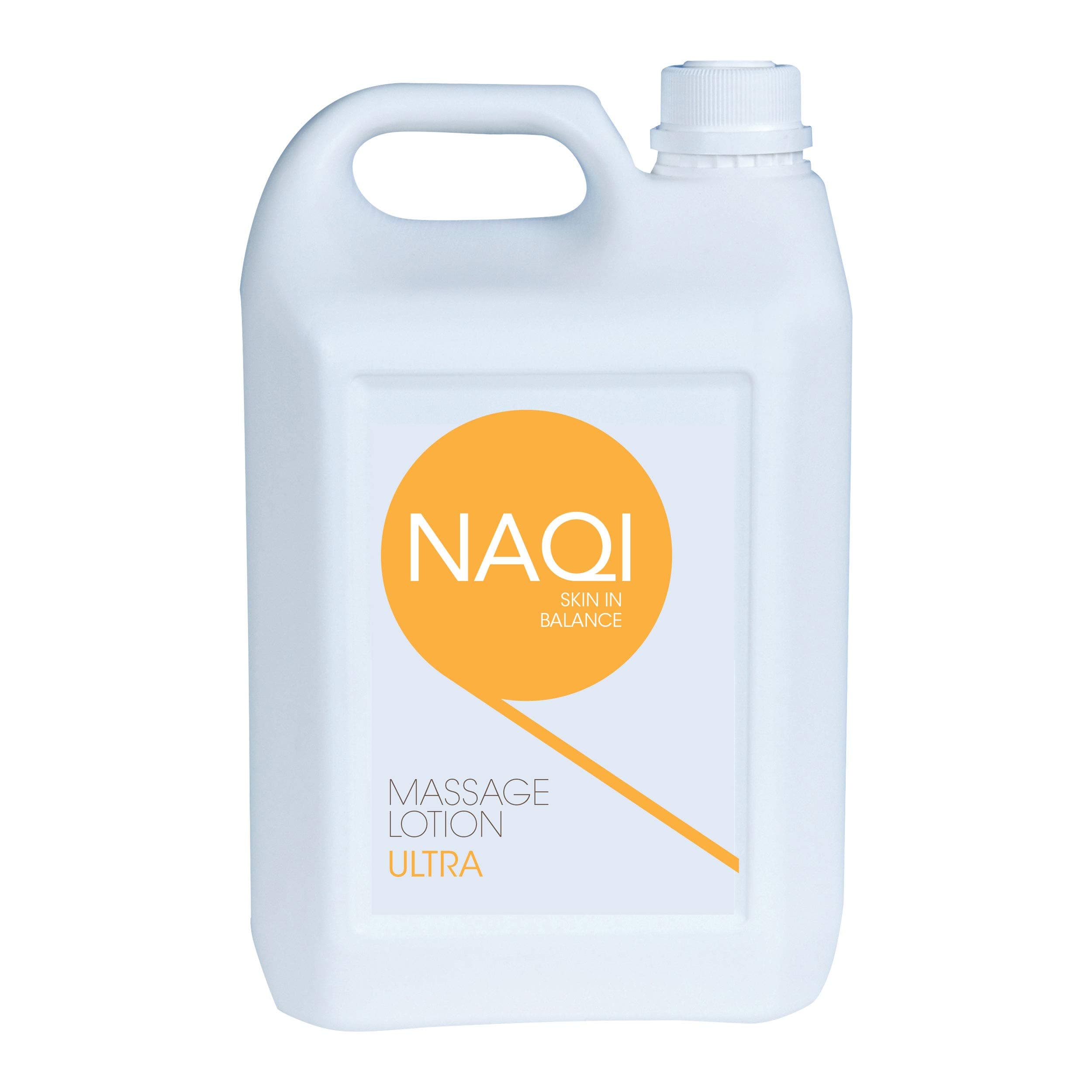 NaqiUltra Massage Lotion, Long Lasting Hypoallergenic Moisturising Lotion for Deep Tissue Physical and Massage Therapy, 5 litre
