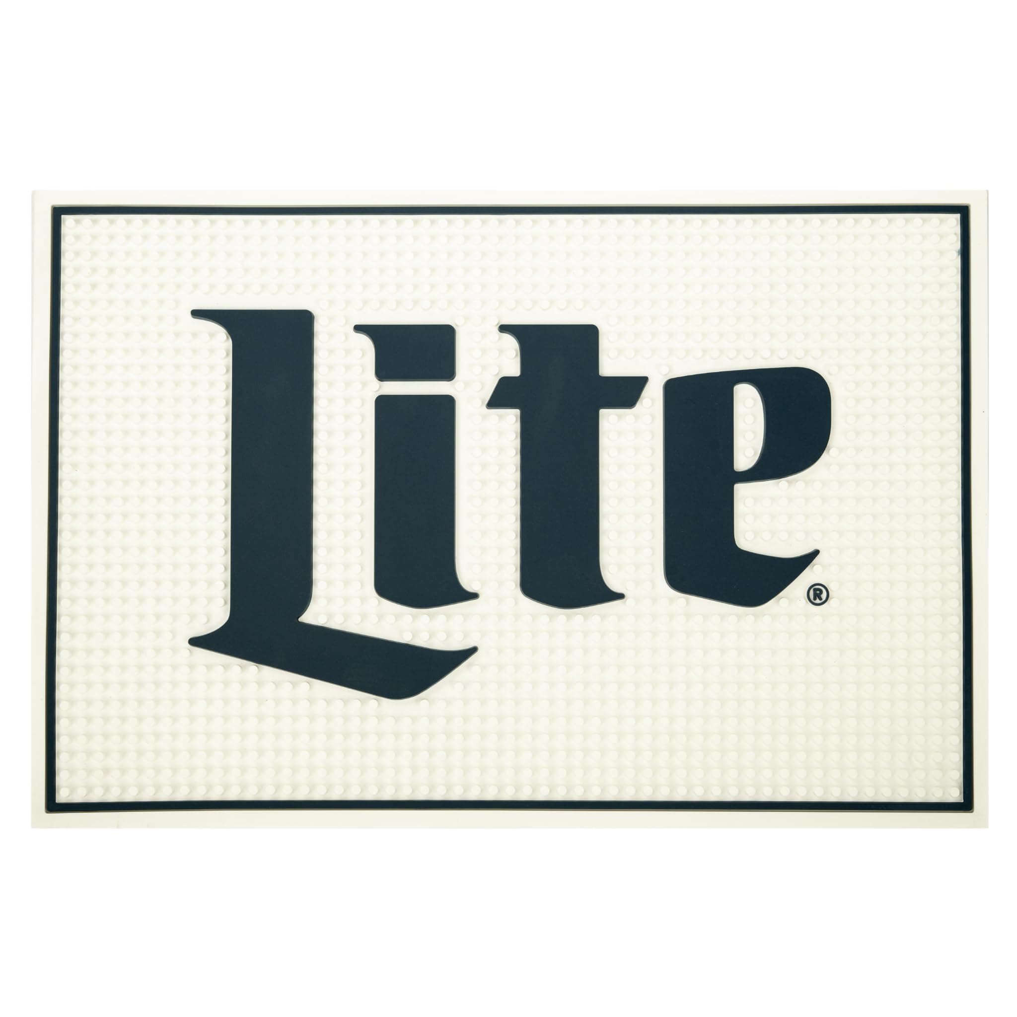 LORD'S ROCKSMiller Lite Bar Mat - 18x12 inches, Non-Slip Rubber Backing, Perfect for Countertop Home Bar Coffee Maker Pet Bowl Compatible