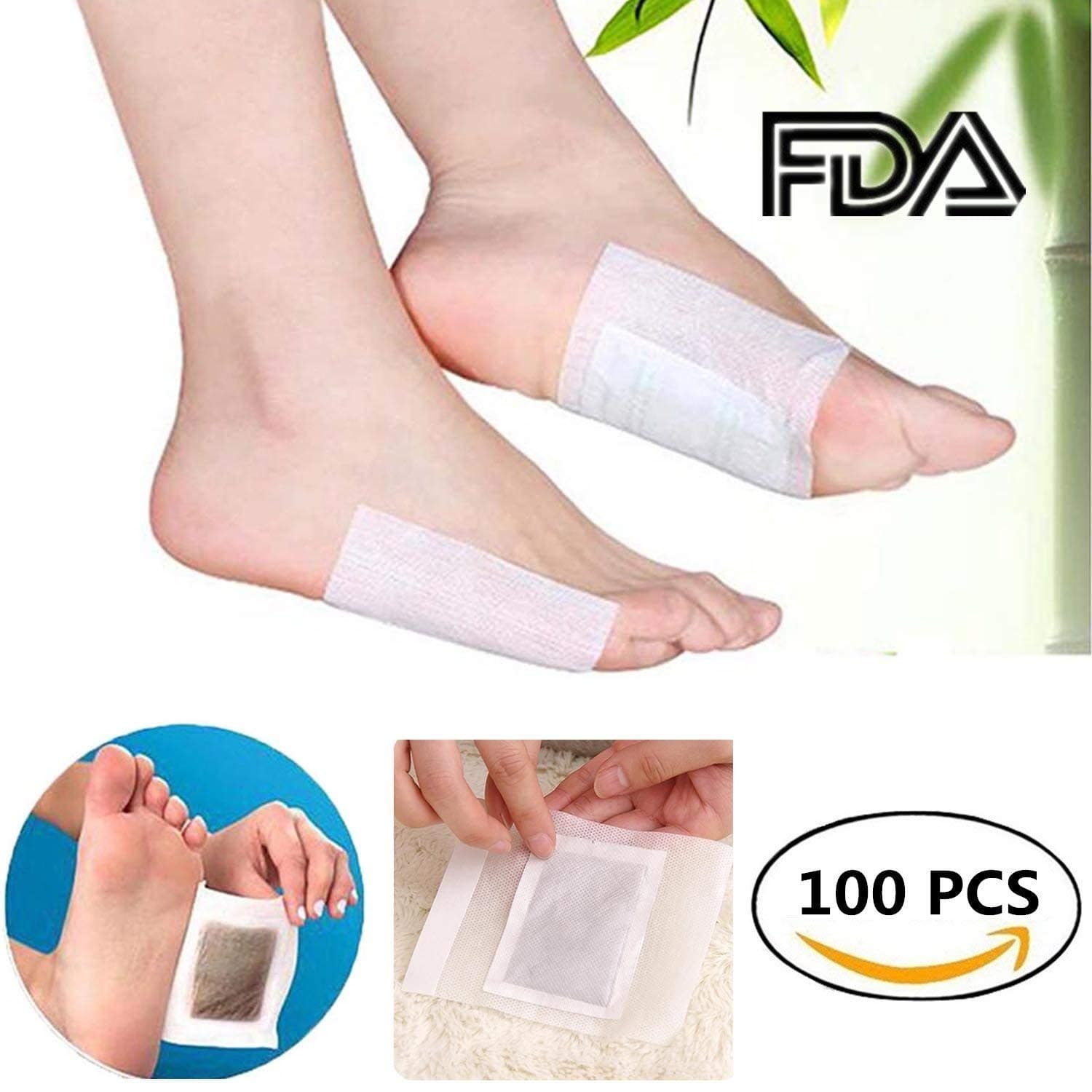 Foot Pads - 100 Adhesive Sheets and 100 Foot Pads