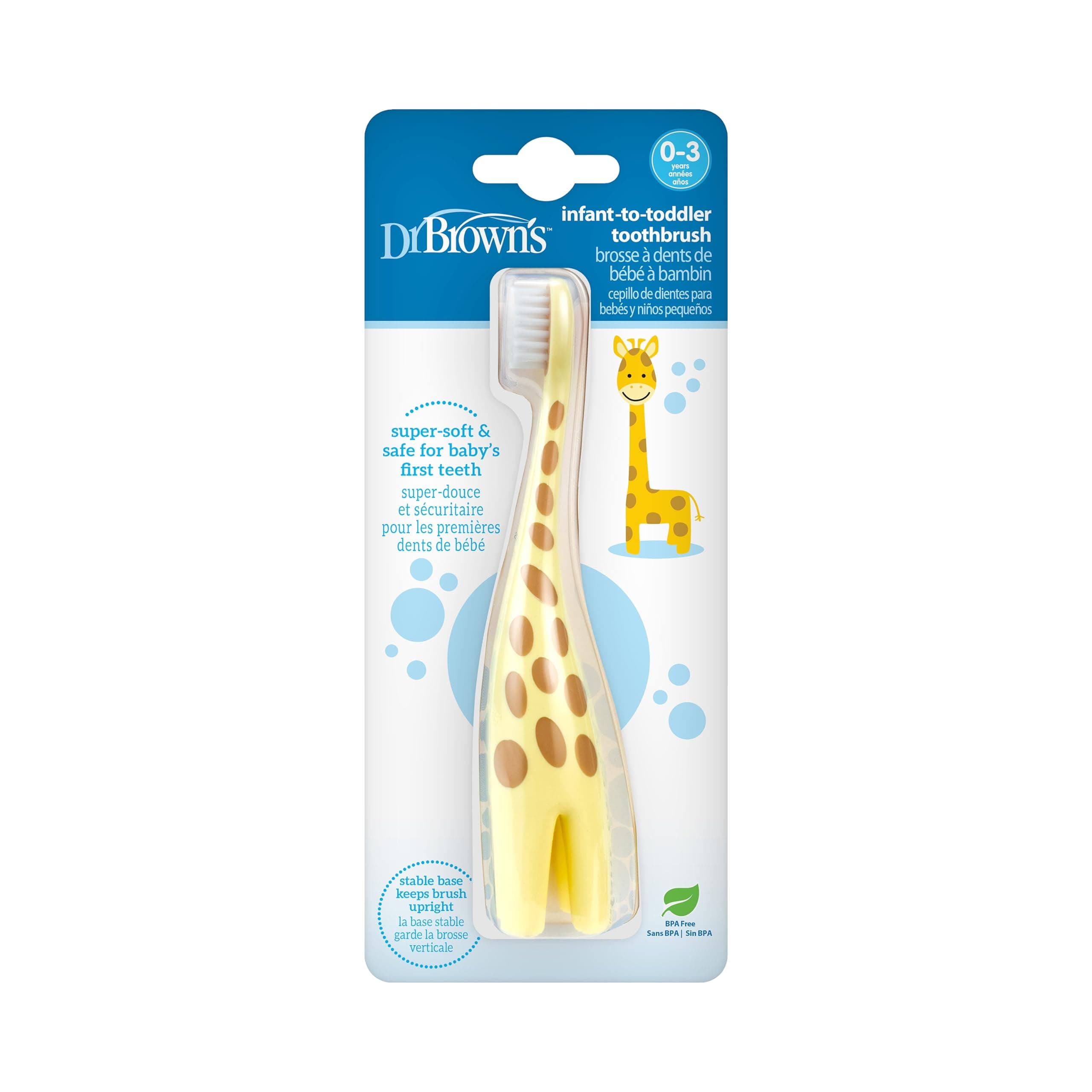 Infant-to-Toddler Toothbrush, Giraffe